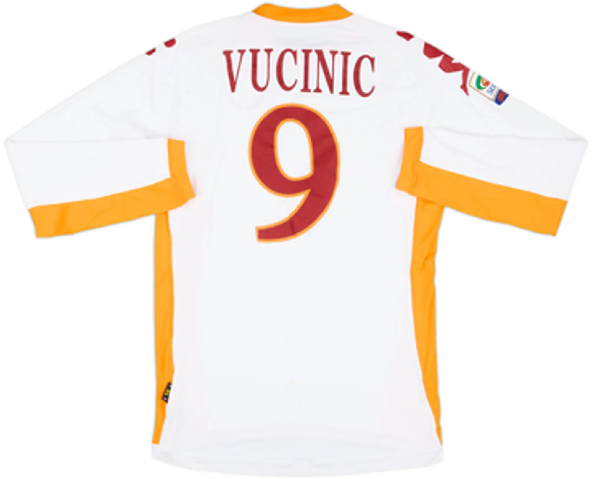 Kappa Roma Mens LS Player Issue Away Shirt 2010/11