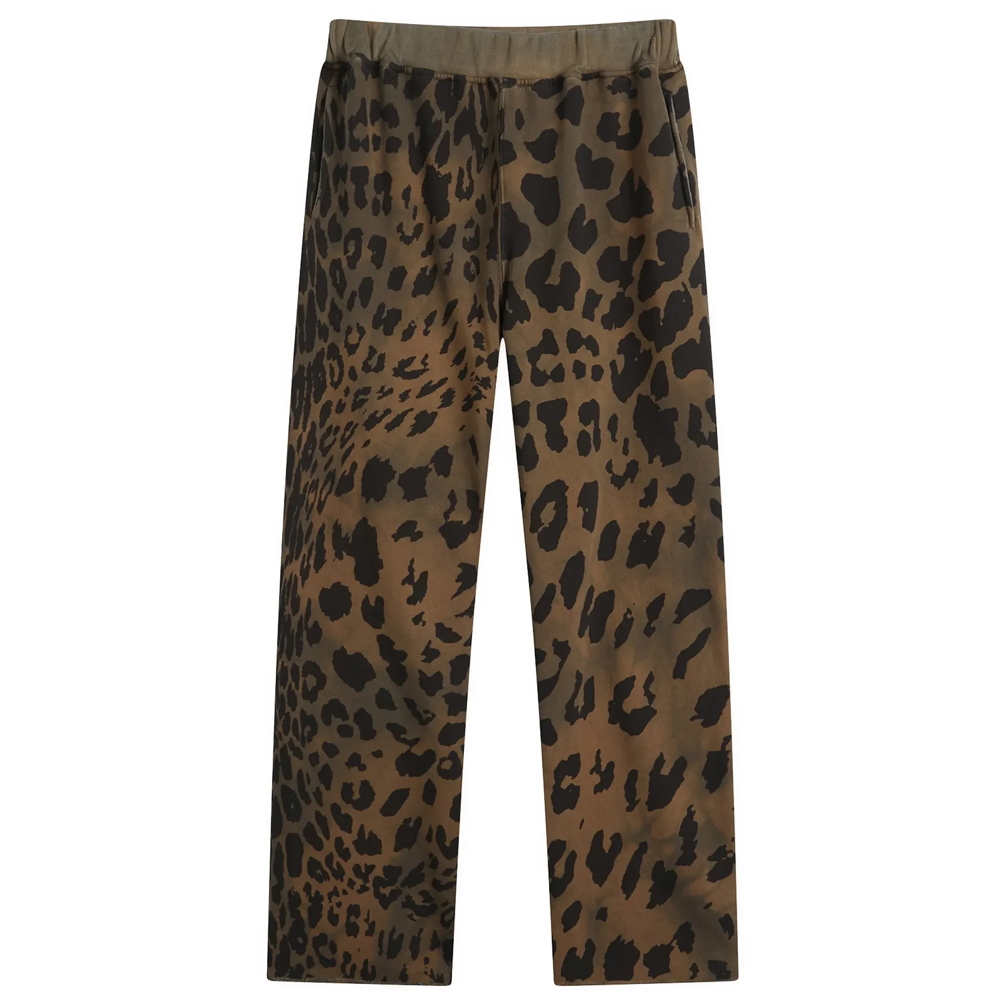 Aries Women's Leopard Tie Dye Straight Sweatpant Multi
