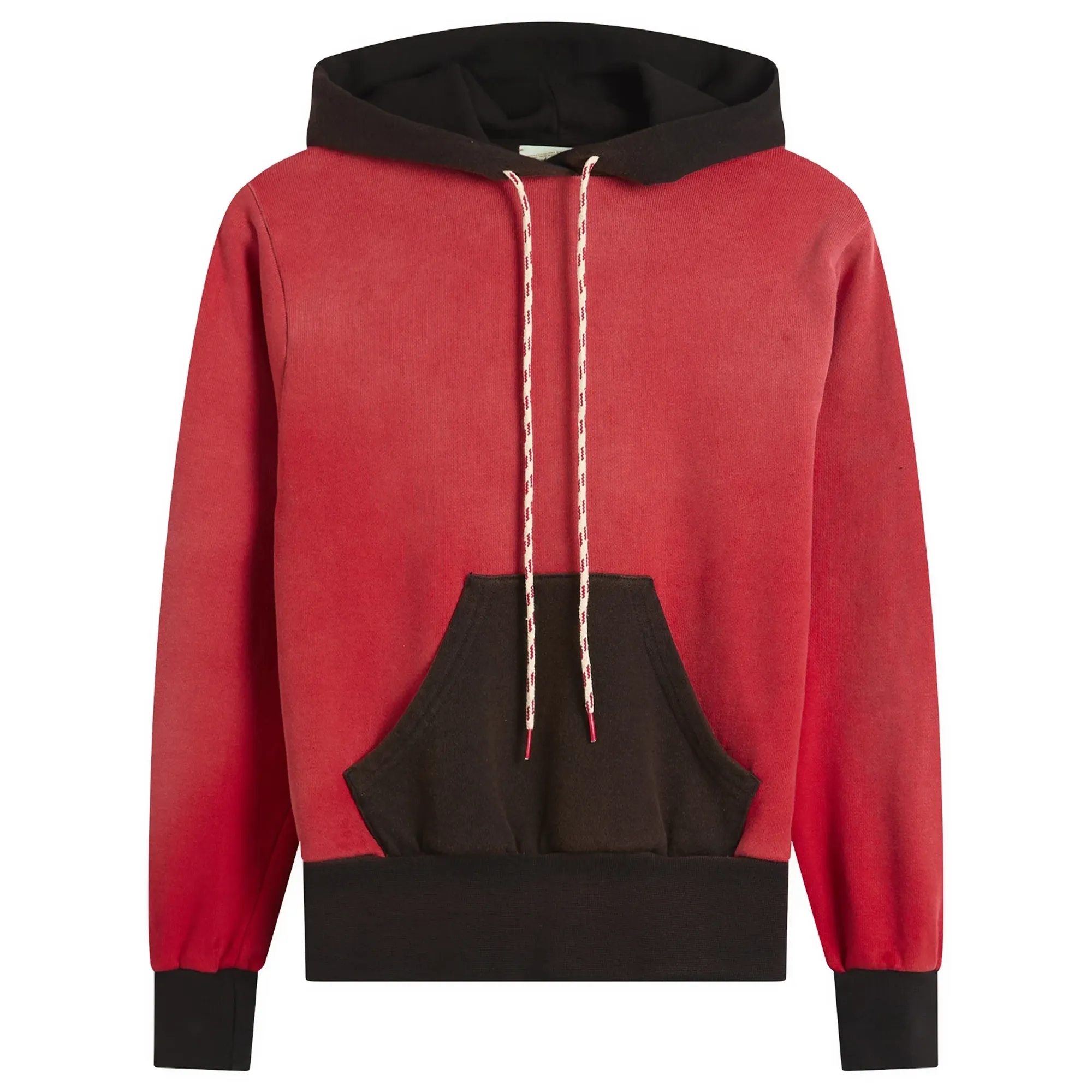 Aries Women's Sunbleached Premium Temple Baby Fit Sports Hoodie Red