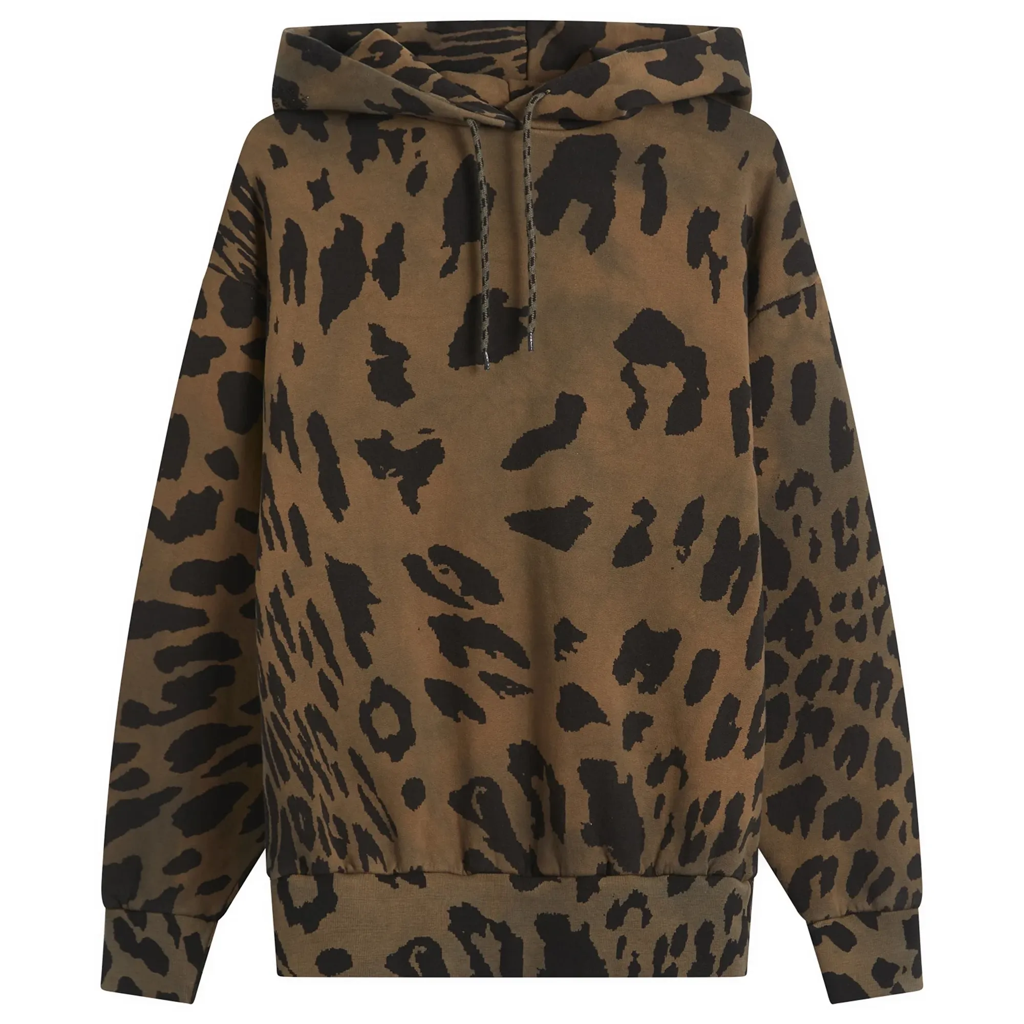 Aries Women's Leopard Tie Dye Hoodie Multi
