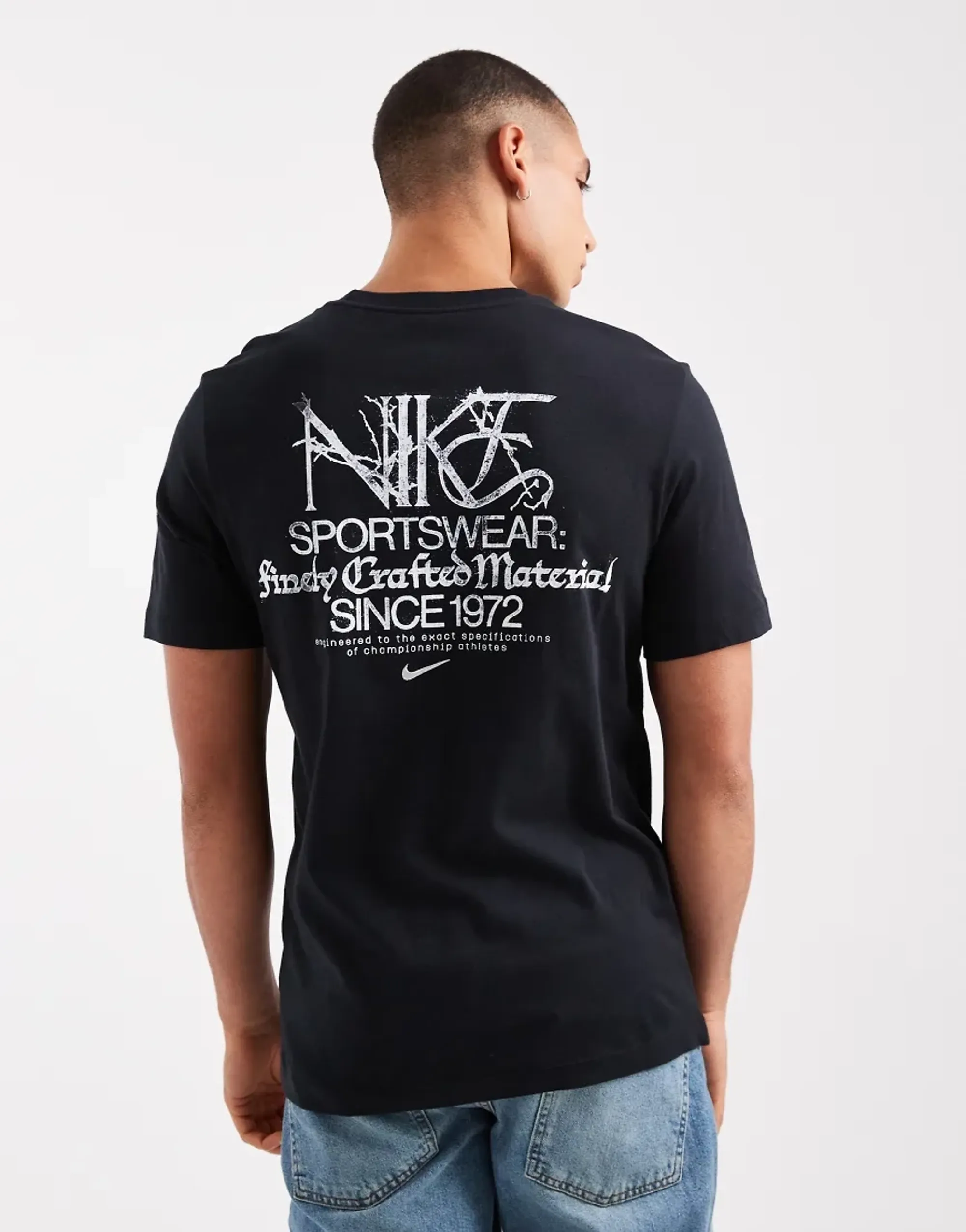 Nike Wings City HBR T-Shirt - Black - Size XS - Black