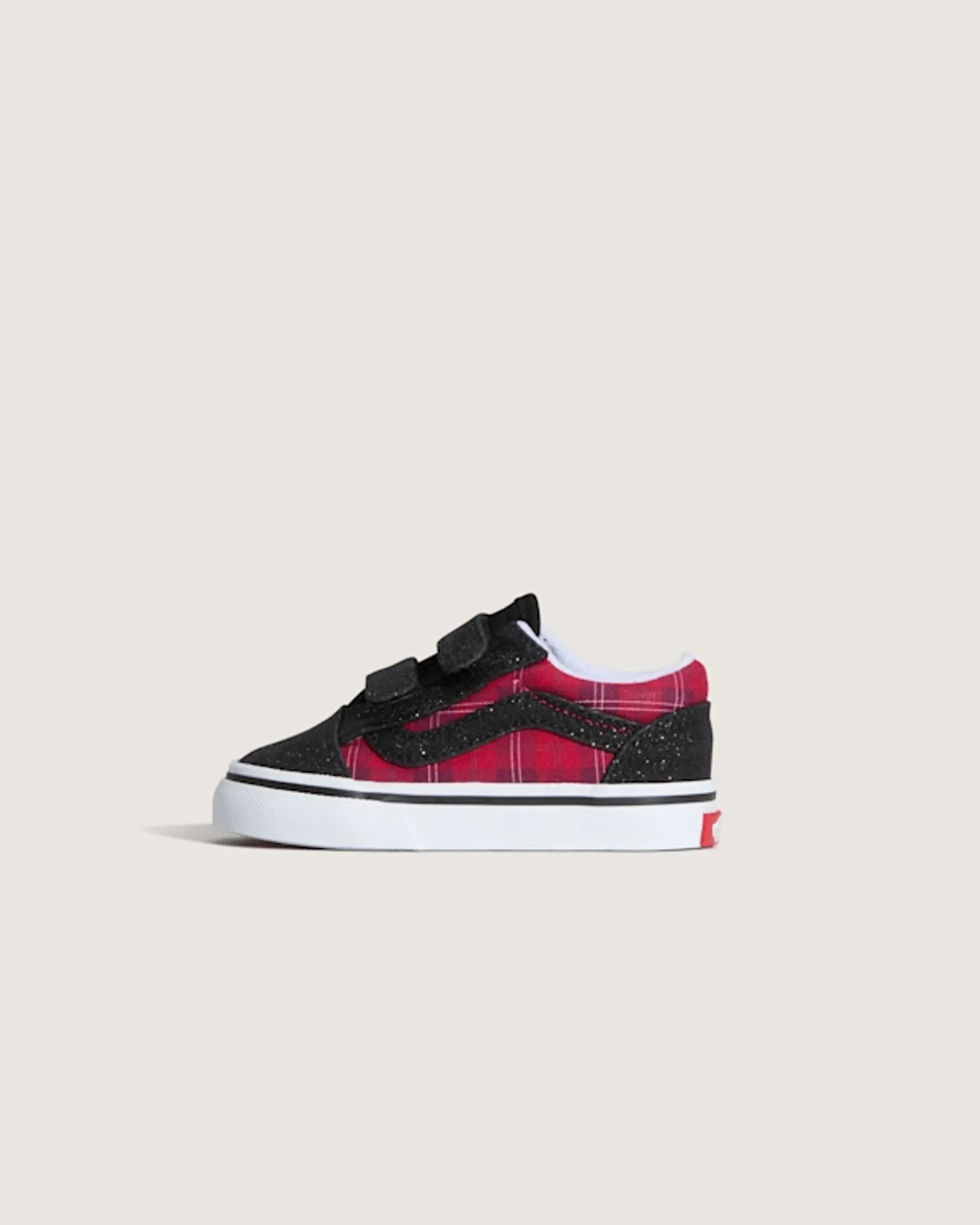 Vans - Toddler Old Skool V Shoes (1-4 Years), Red