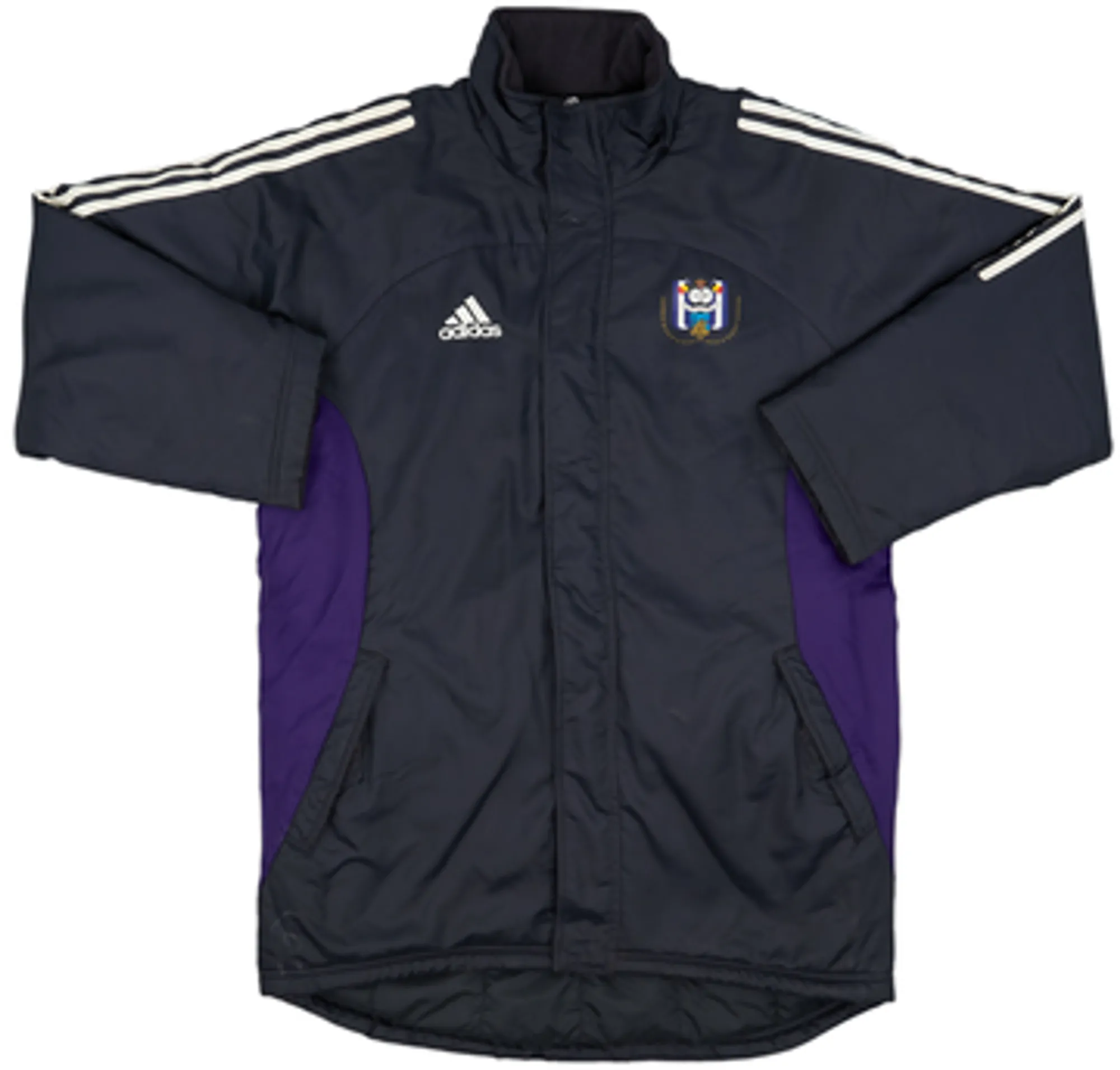 2002-03 Anderlecht adidas Padded Bench Coat - 7/10 - (M)