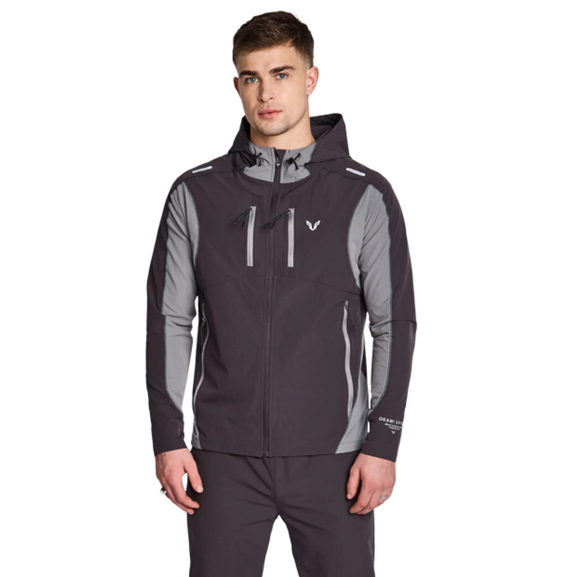 Okami Palladium Men Track Tops - Grey