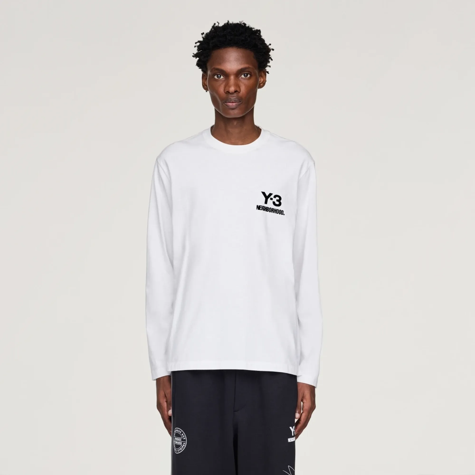 adidas Y-3 NBHD LOGO LS T-Shirt