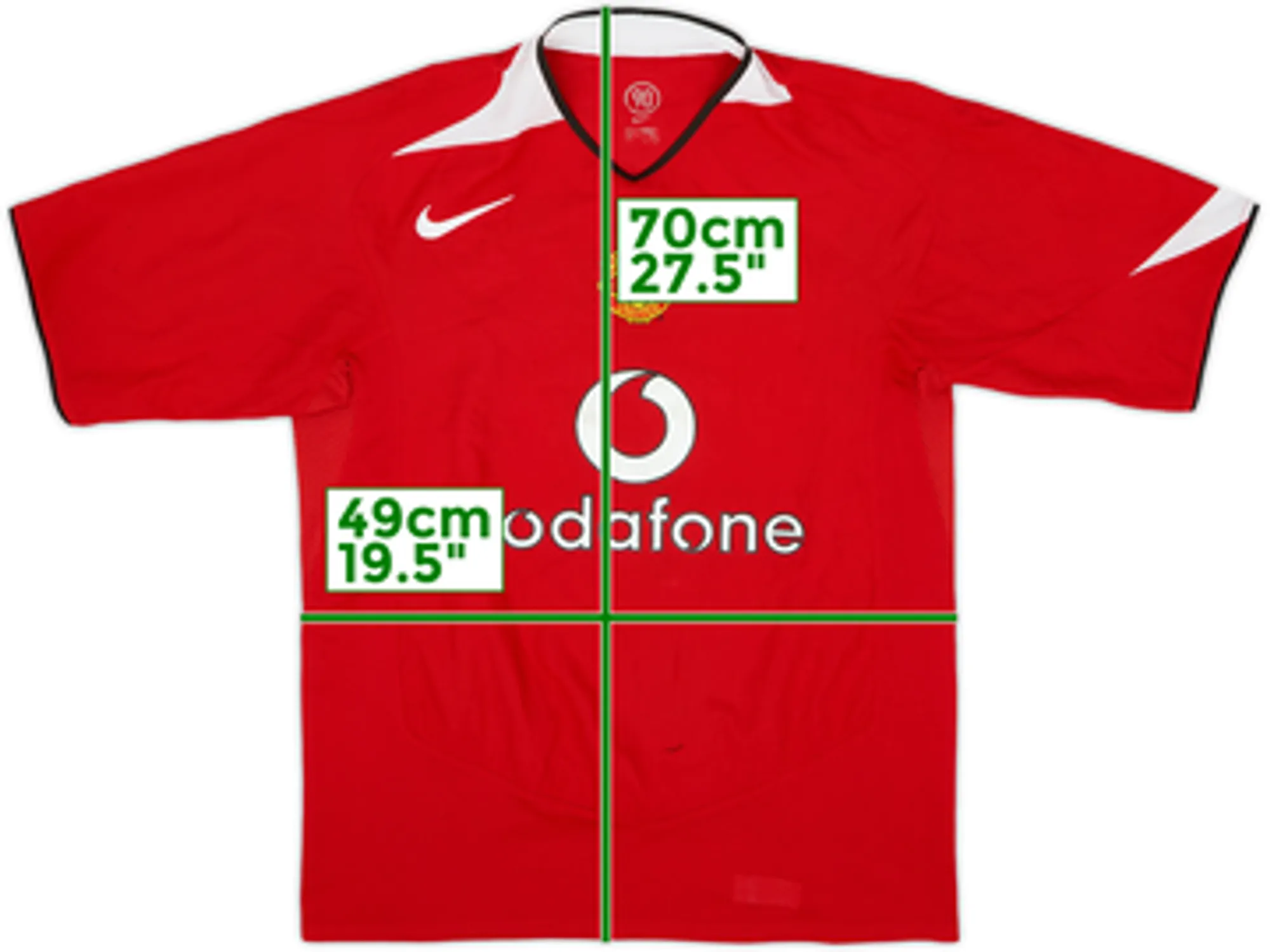 Nike Manchester United Mens SS Home Shirt 2004/06