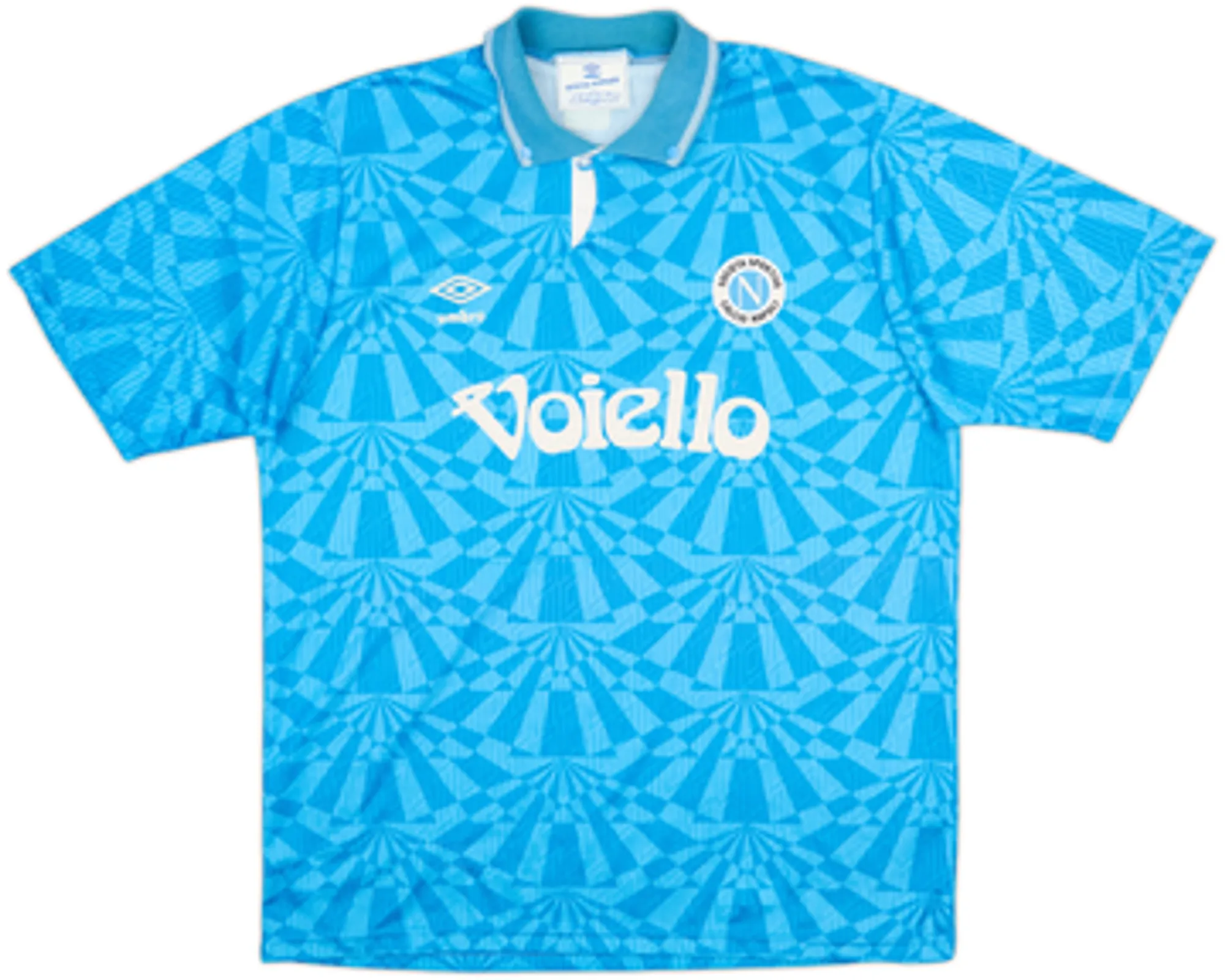 Umbro Napoli Mens SS Home Shirt 1991/93