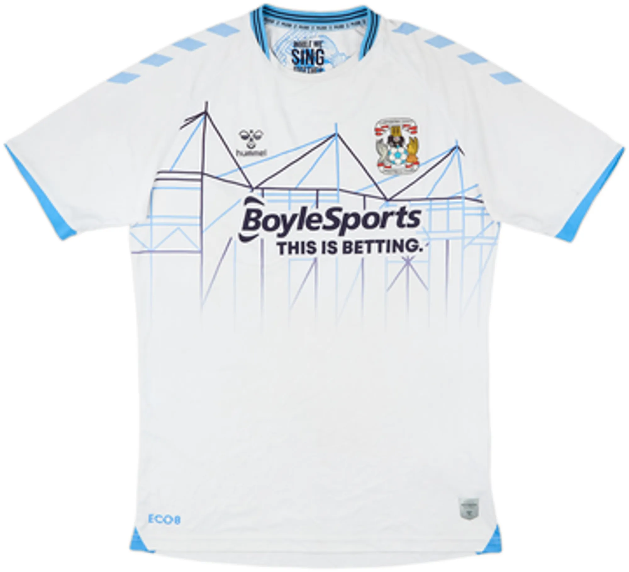 Hummel Coventry City Mens SS Home Shirt 2021/22