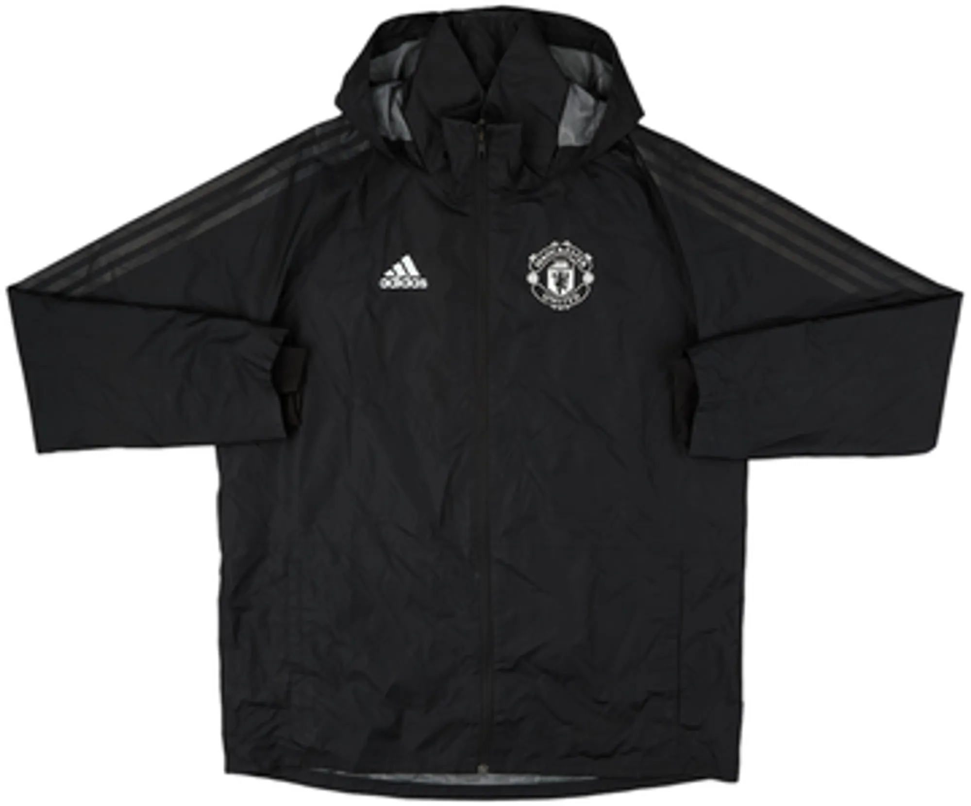 2018-19 Manchester United adidas Hooded Rain Jacket - 5/10 - (L)