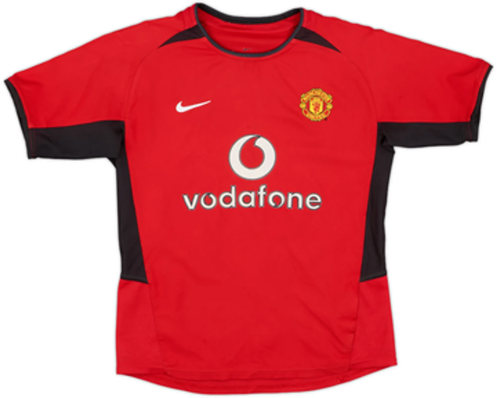Nike Manchester United Boys SS Home Shirt 2002/04