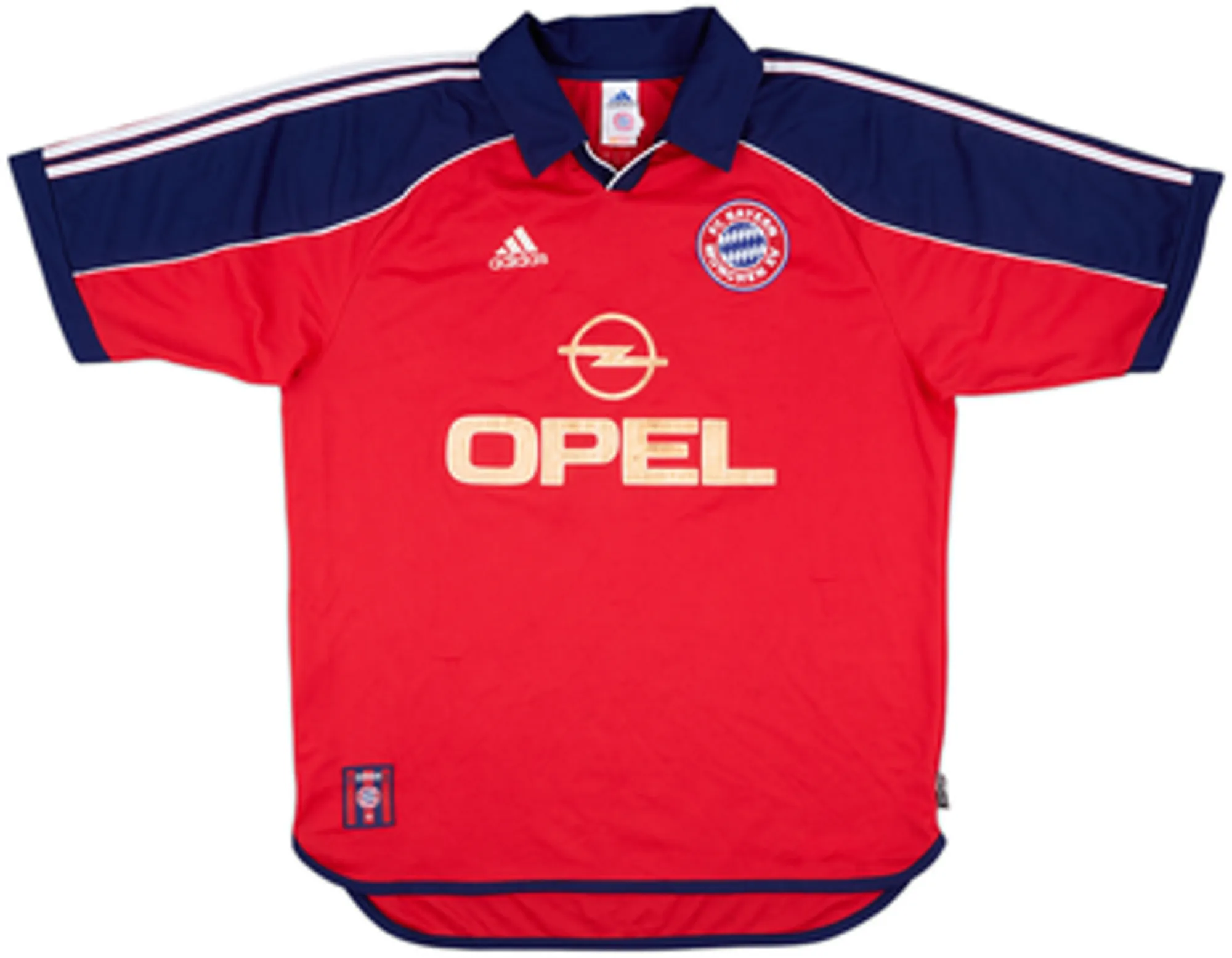 adidas Bayern Munich Mens SS Home Shirt 1999/01