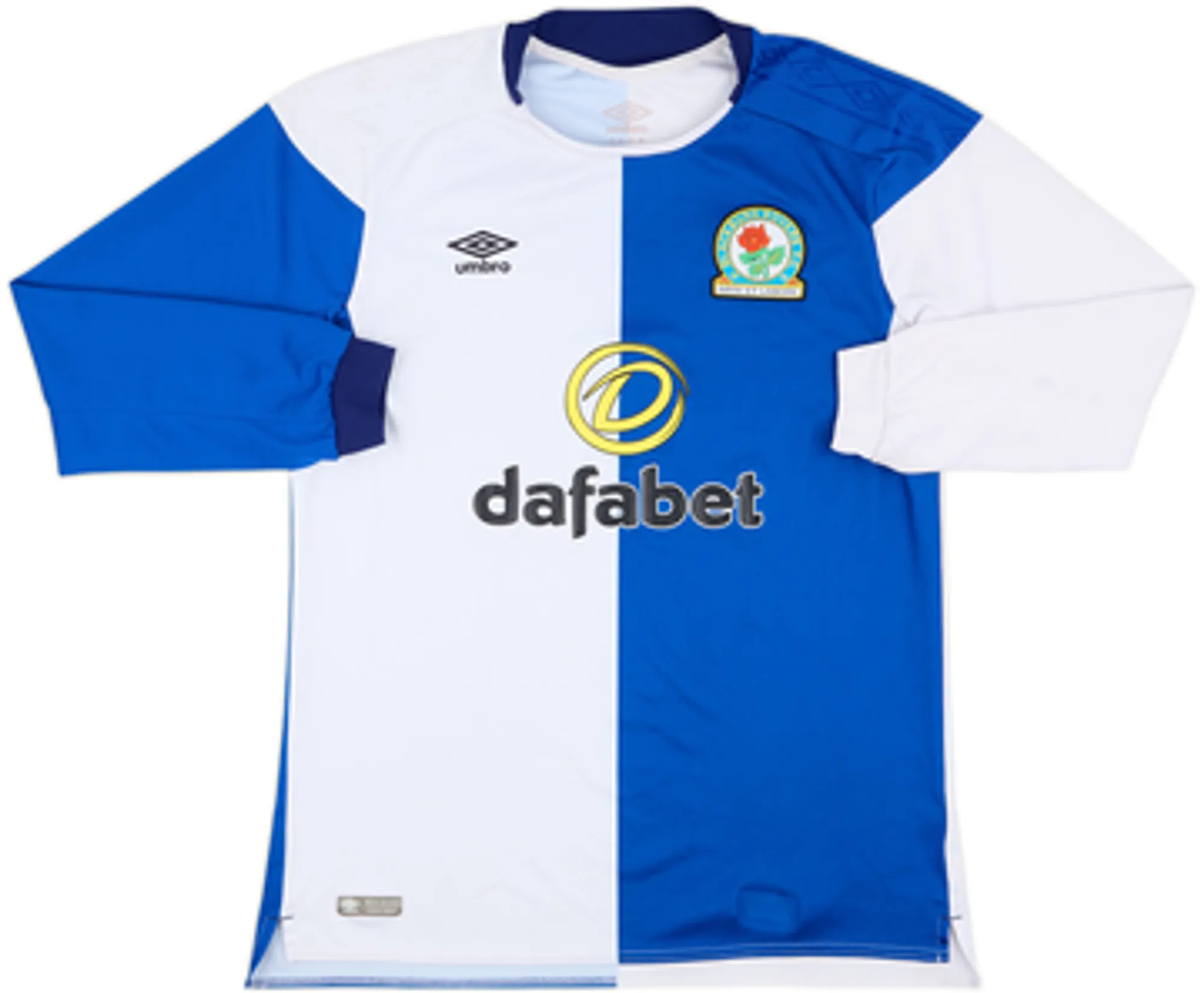Umbro Blackburn Rovers Mens LS Home Shirt 2017/18