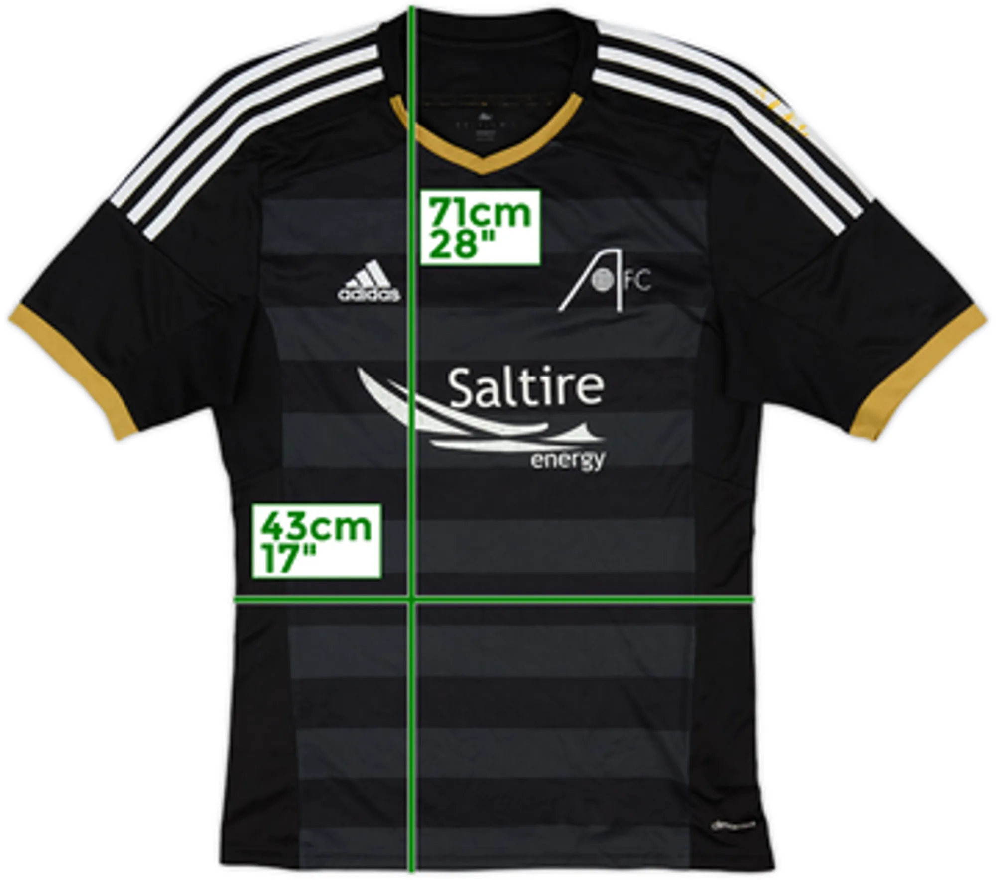 adidas Aberdeen Mens SS Away Shirt 2014/15