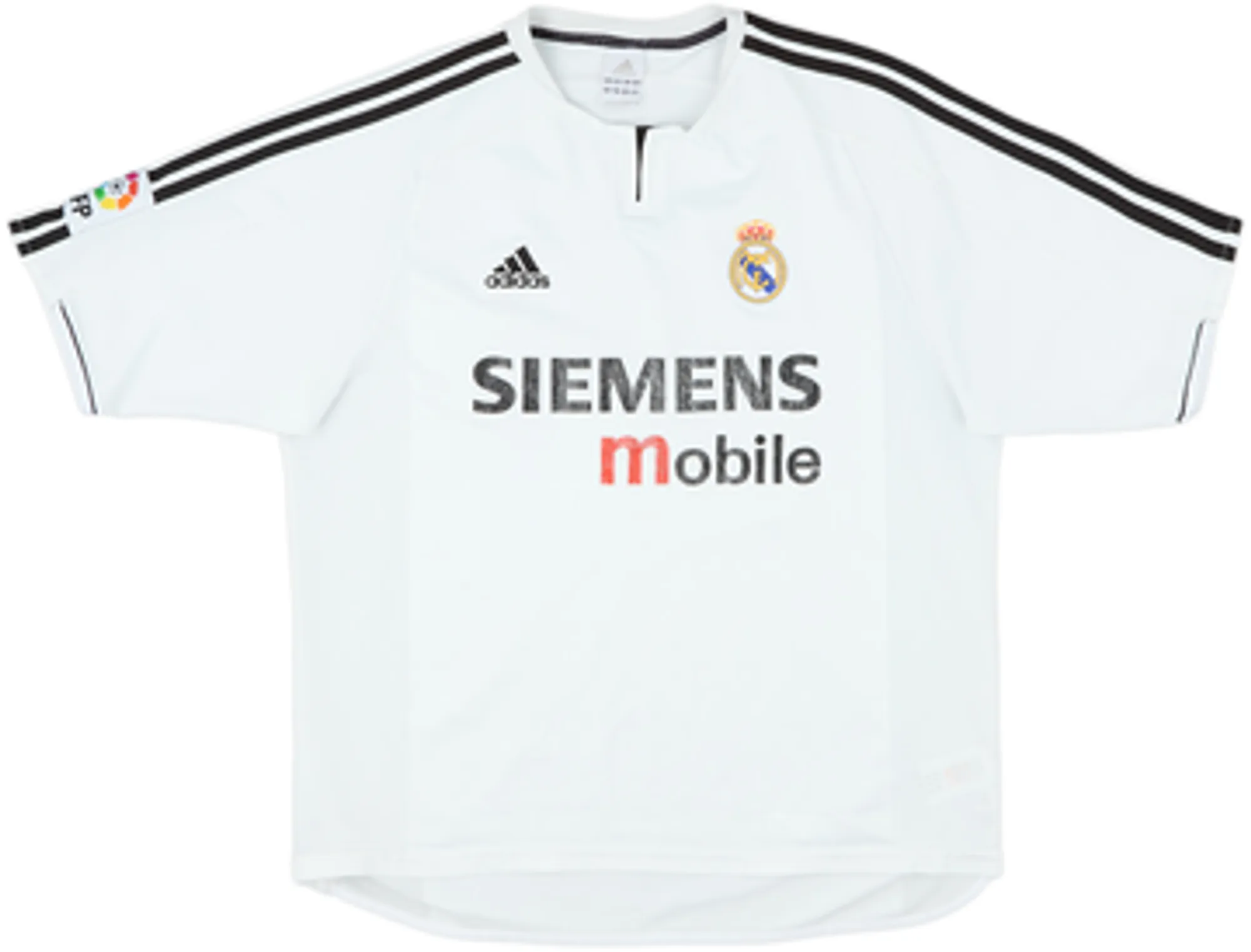 adidas Real Madrid Mens SS Home Shirt 2003/04