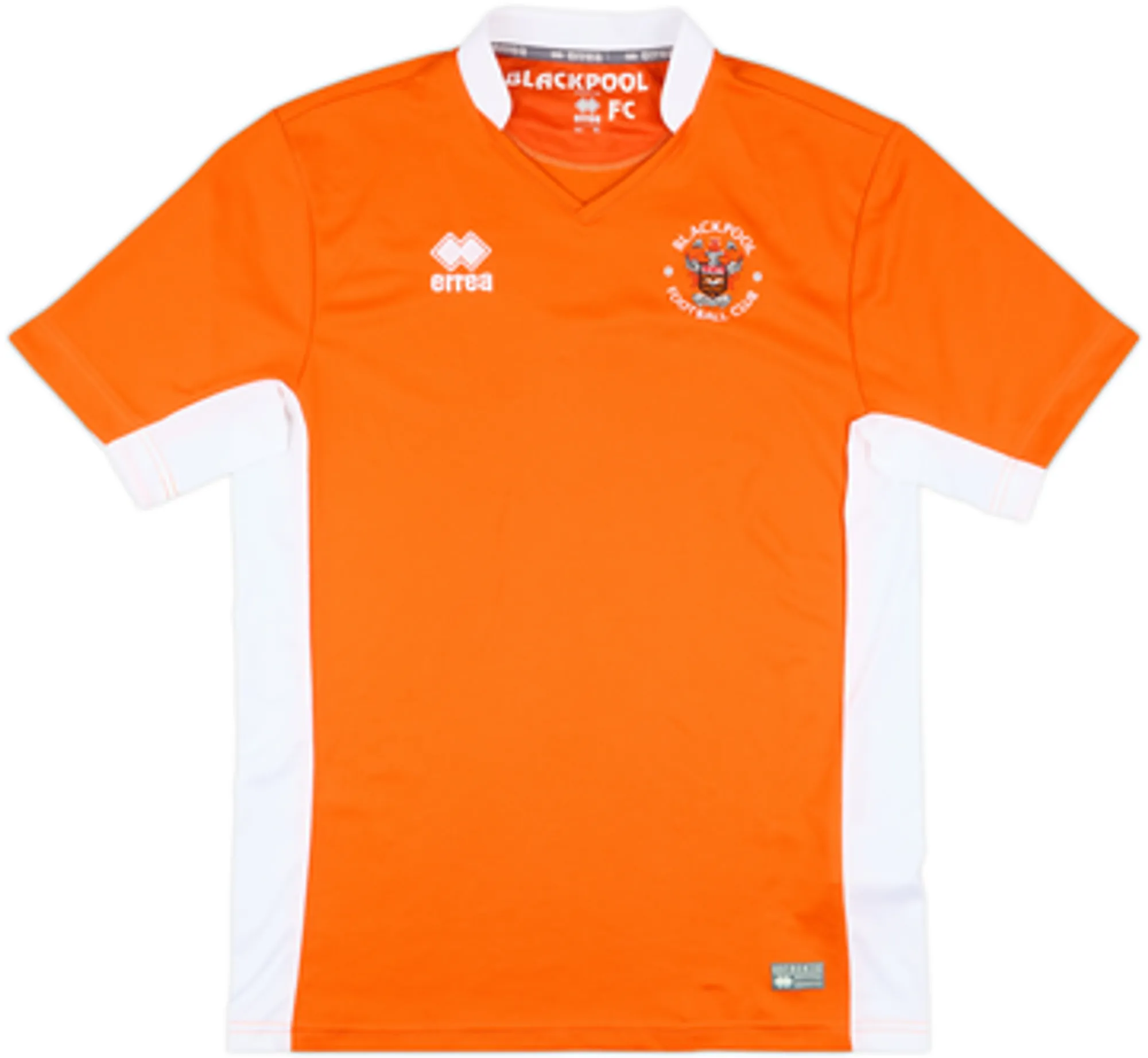 Errea Blackpool Mens SS Home Shirt 2016/17