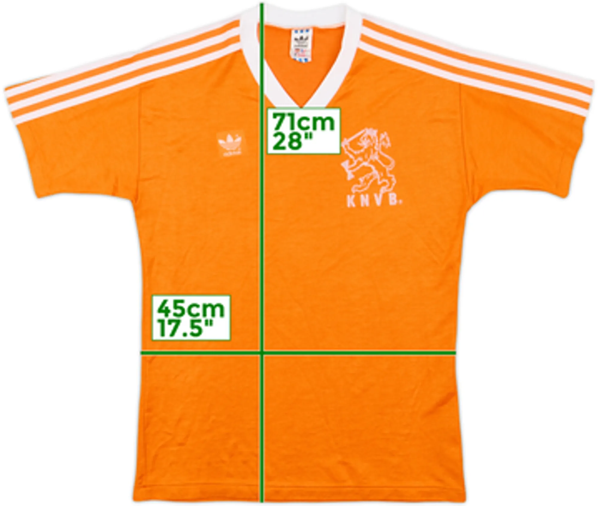 adidas Netherlands Mens SS Home Shirt 1988