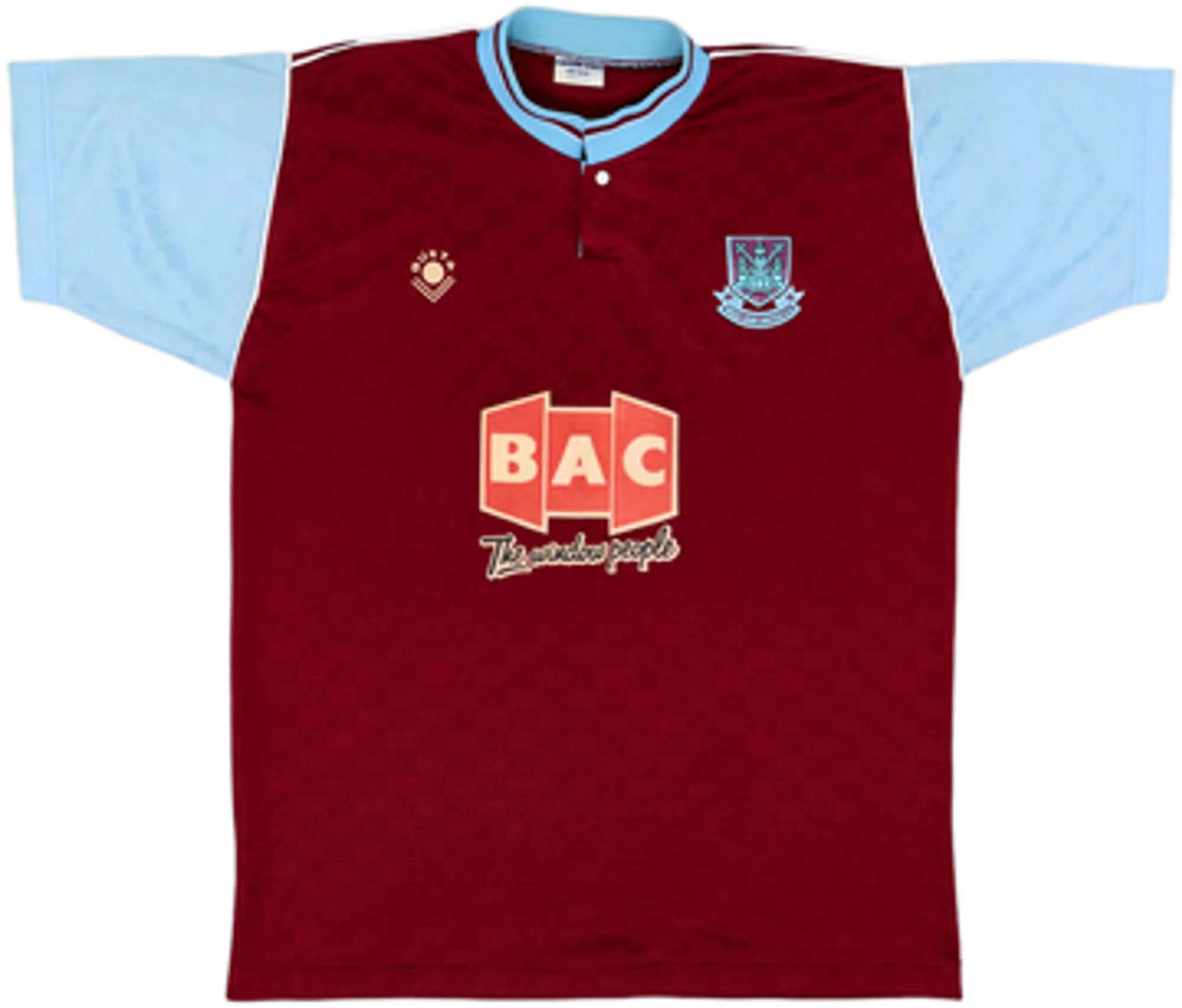 Bukta West Ham United Mens SS Home Shirt 1989/90