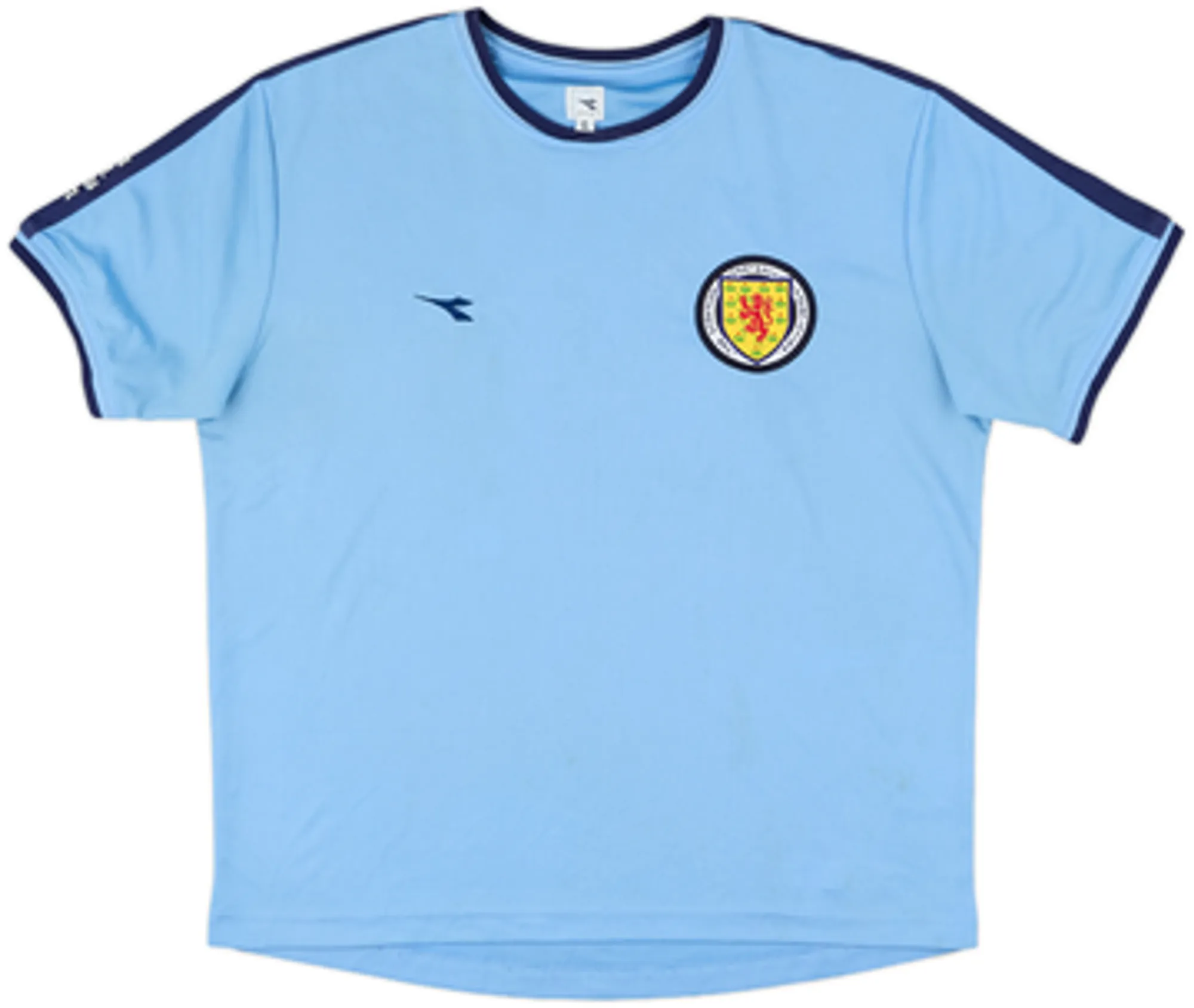 Diadora Scotland Mens SS Home Shirt 2003
