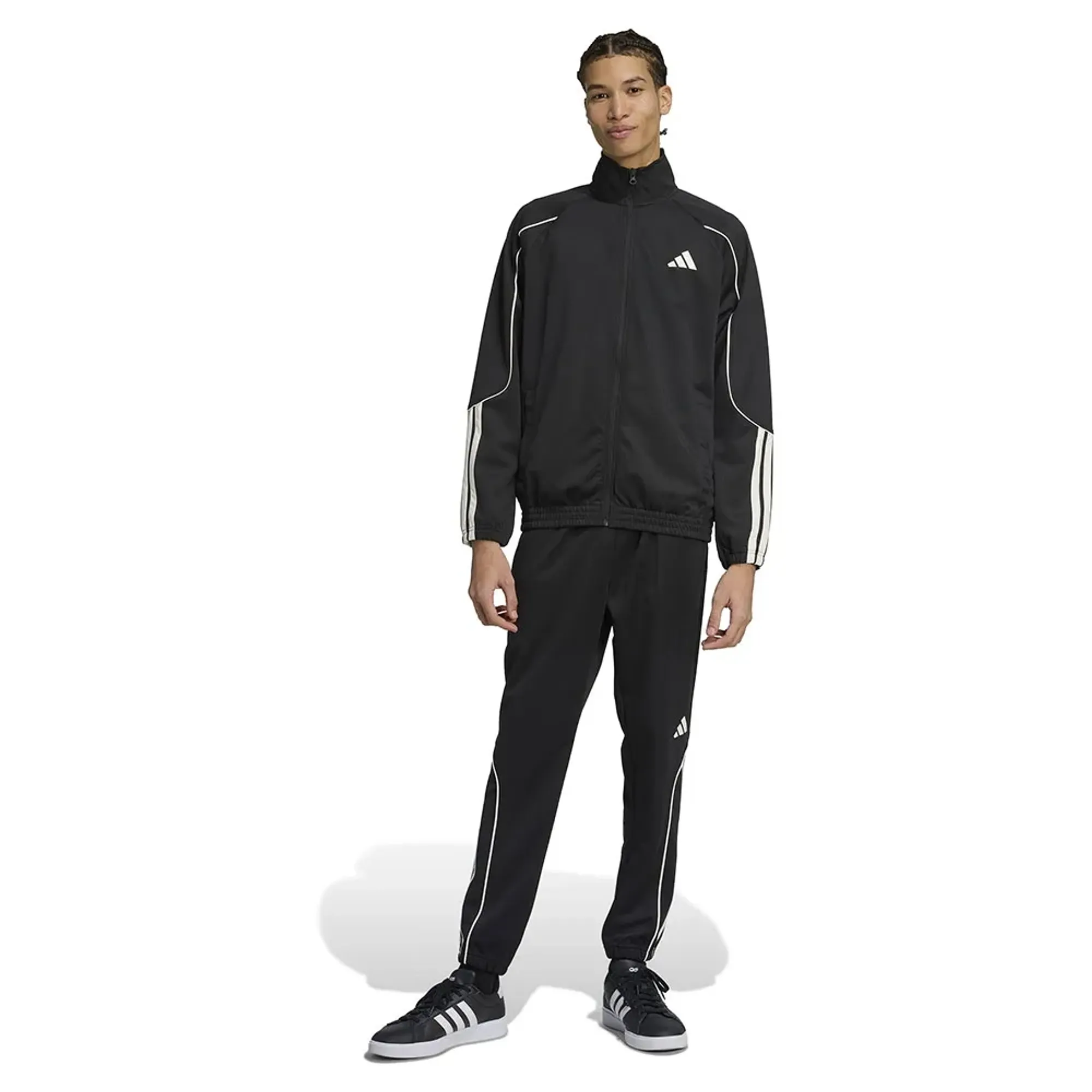 Manchester United x adidas 3-Stripes Tracksuit Black