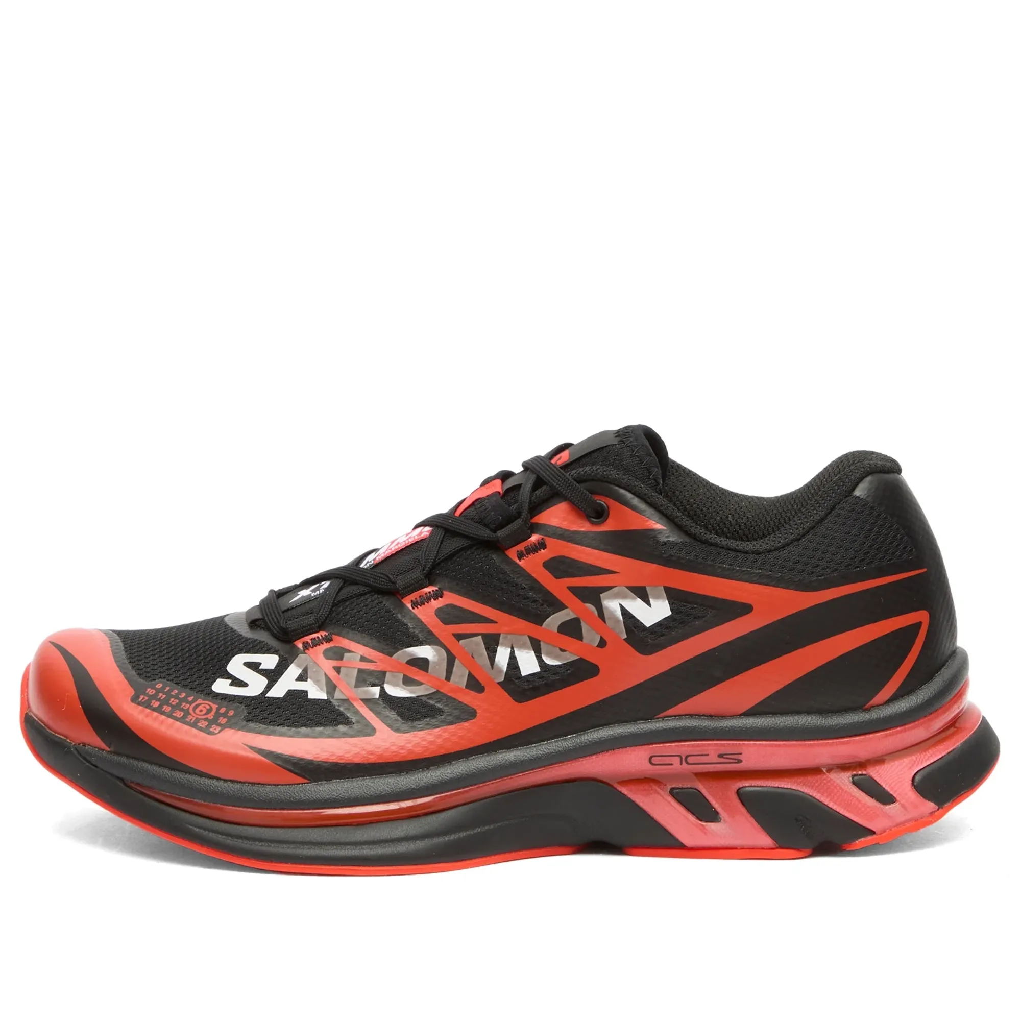 MM6 Maison Margiela Women's x Salomon XT Sneakers Black/Cherry Tomato/White