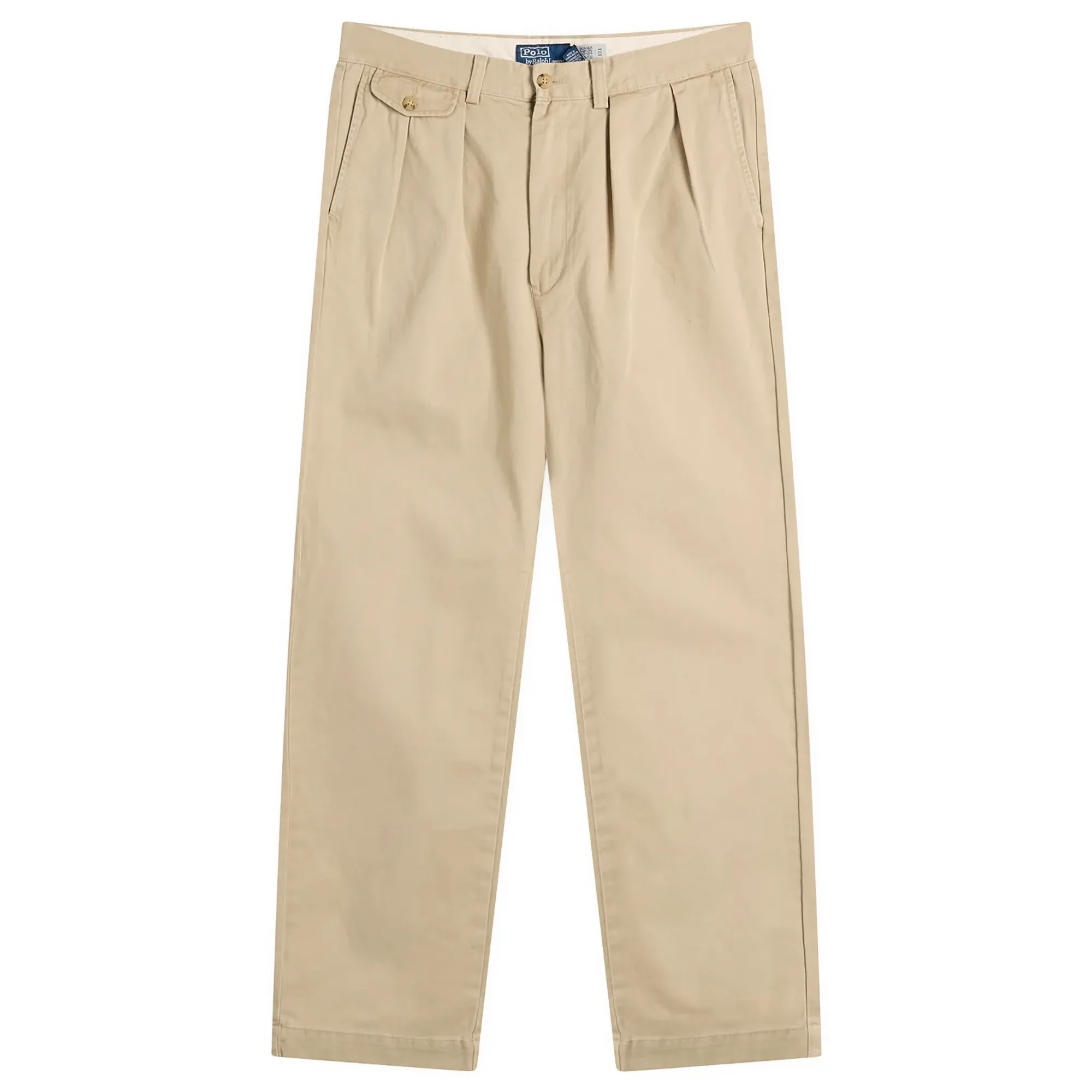 Polo Ralph Lauren Men's Whitman Pleated Trousers Classic Khaki
