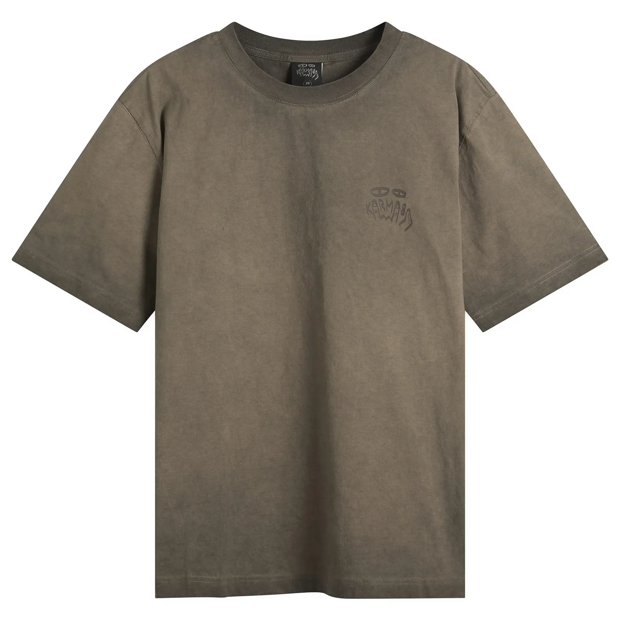 Karma8a Men's Logo Ombre T-Shirt Brown