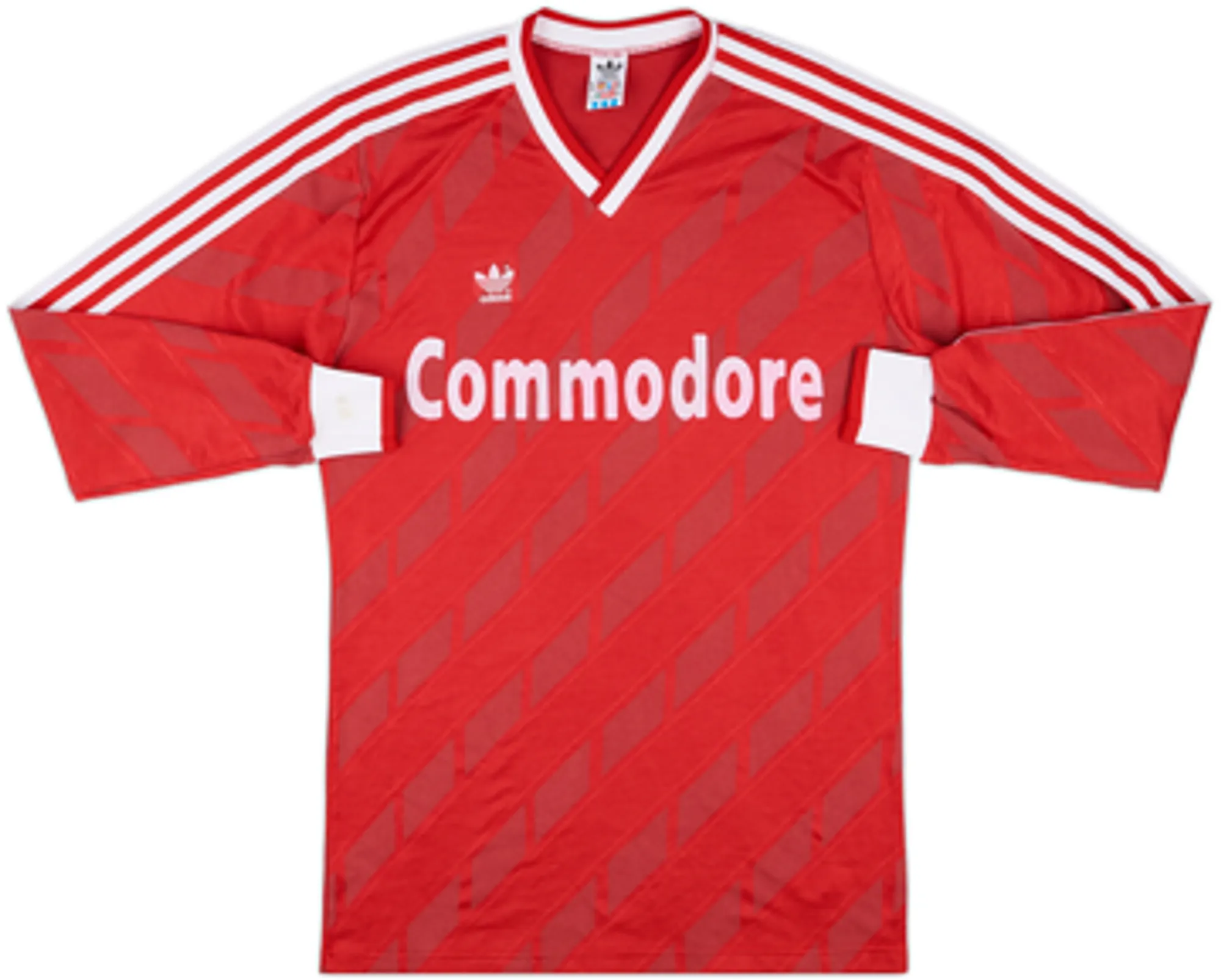 adidas Bayern Munich Mens LS Player Issue Home European Shirt 1986/87