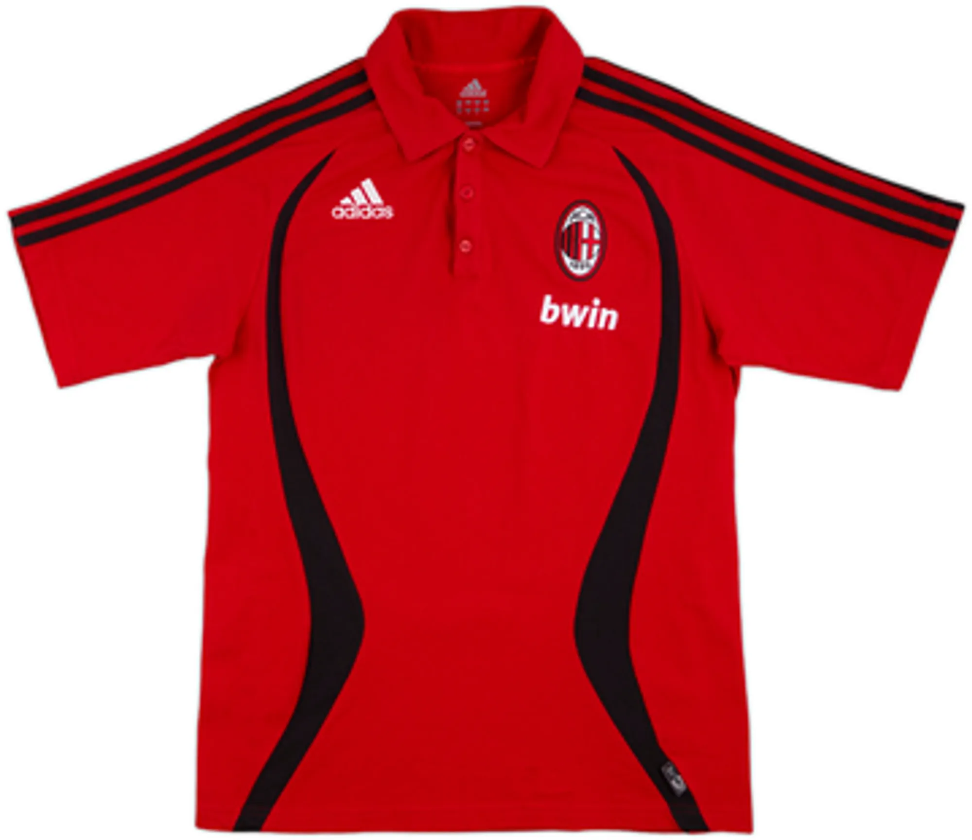 2006-07 AC Milan adidas Polo Shirt - 8/10 - (M)