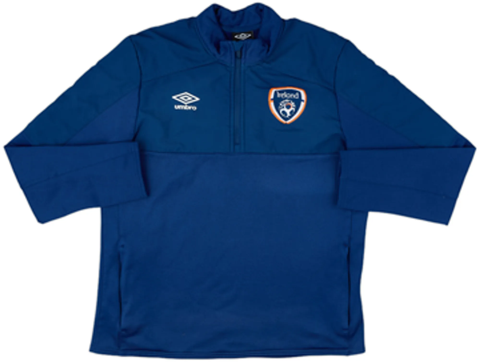 2014-16 Ireland Umbro 1/4 Zip Sweat Top - 9/10 - (L)