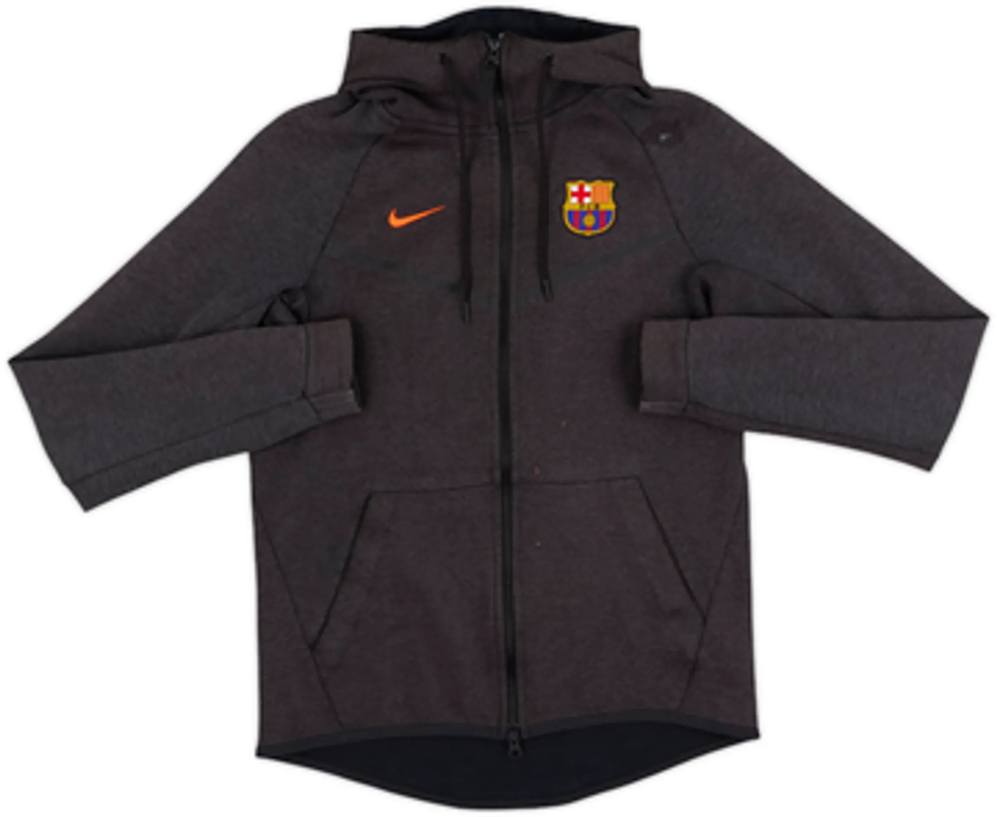 2018-19 Barcelona Nike Hooded Track Jacket - 7/10 - (S)
