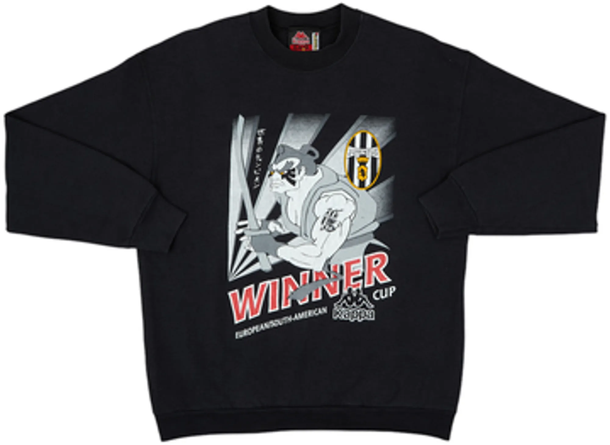 1996-97 Juventus 'Intercontinental Cup Winners' Kappa Sweat Top - 6/10 - (L)