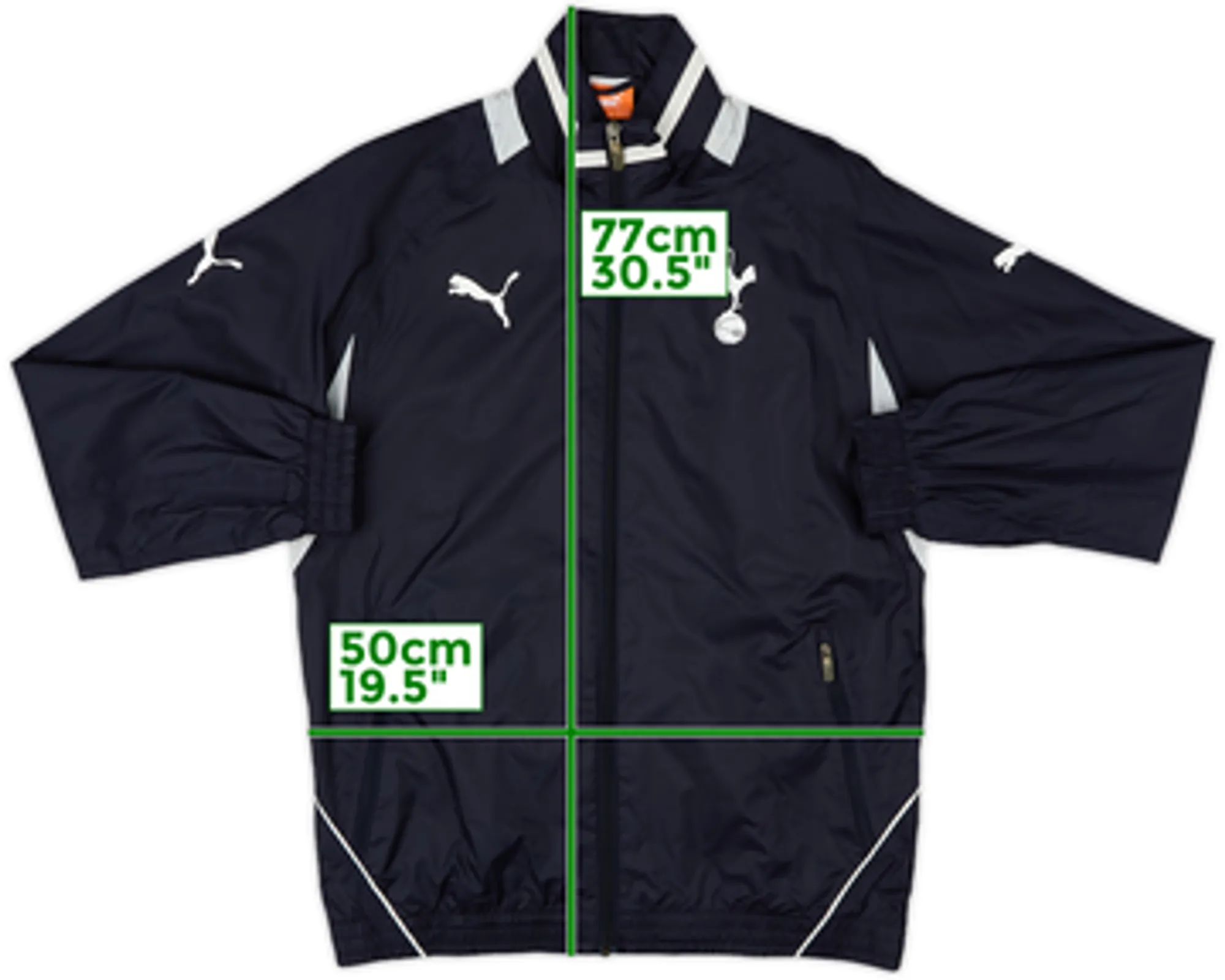 2011-12 Tottenham Puma Rain Jacket - 8/10 - (XL.Boys)