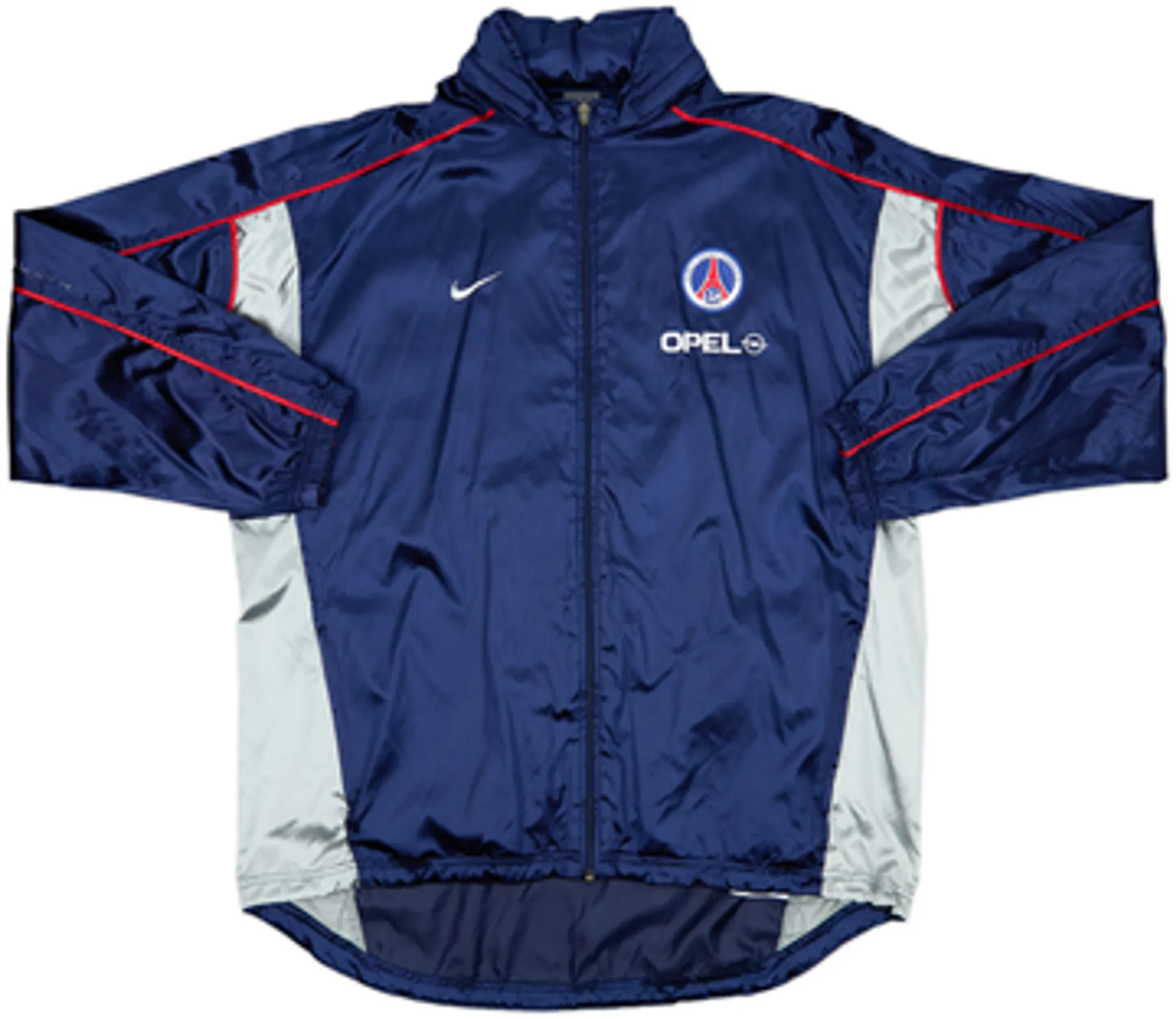 2001-02 Paris Saint-Germain Nike Hooded Rain Jacket - 6/10 - (XL)