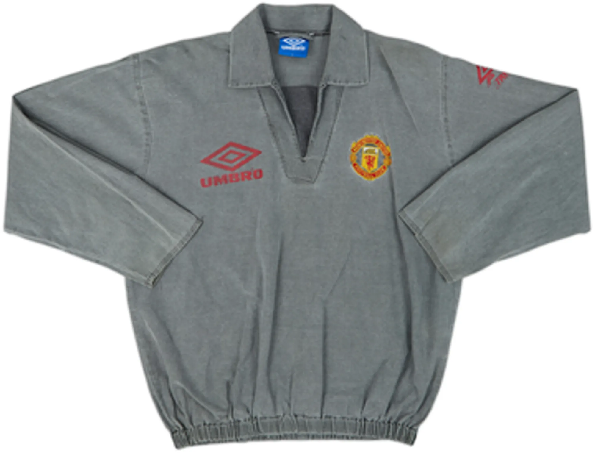 1992-93 Manchester United Umbro Drill Top - 7/10 - (L)