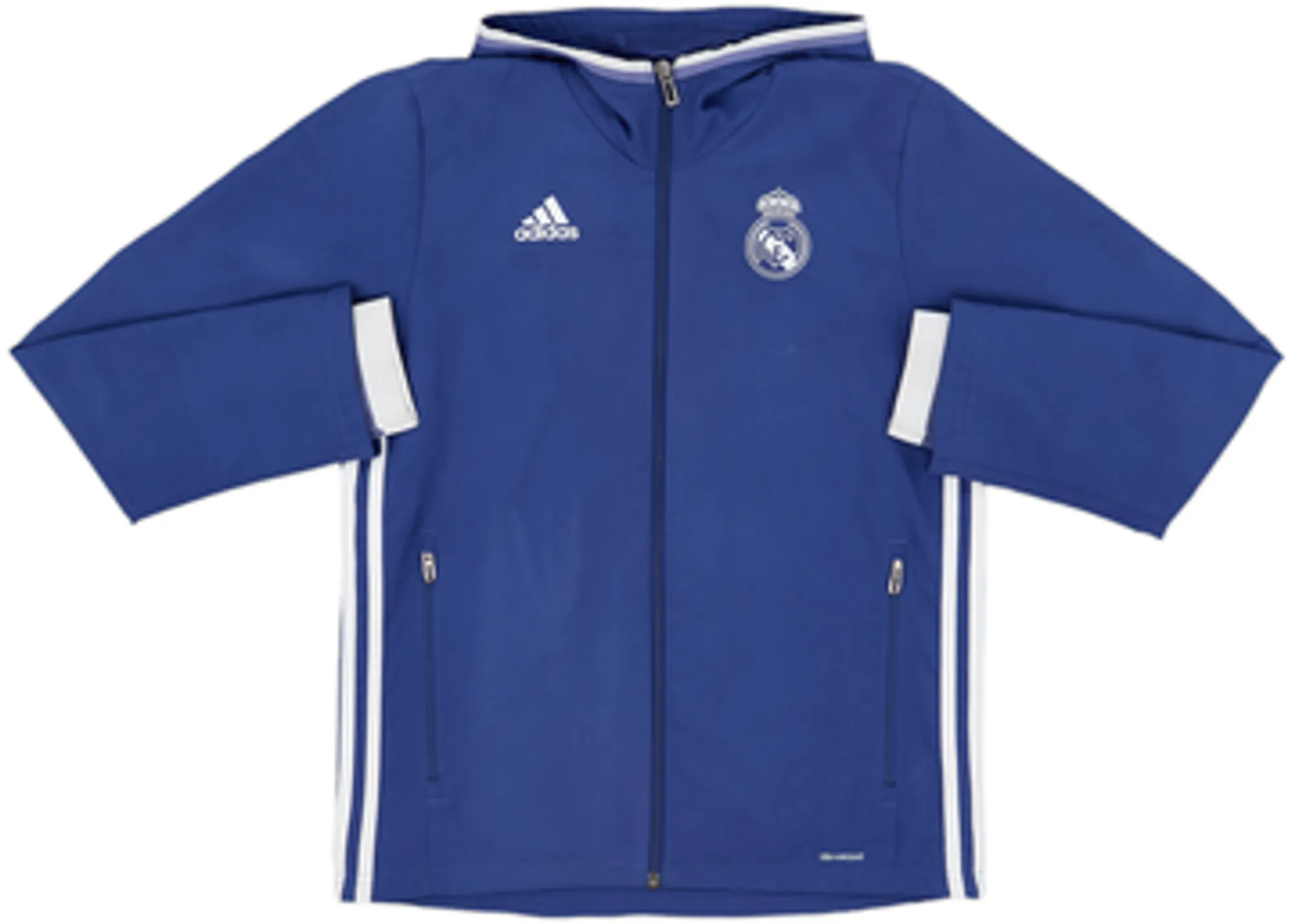 2016-17 Real Madrid adidas Hooded Track Jacket - 7/10 - (M.Boys)