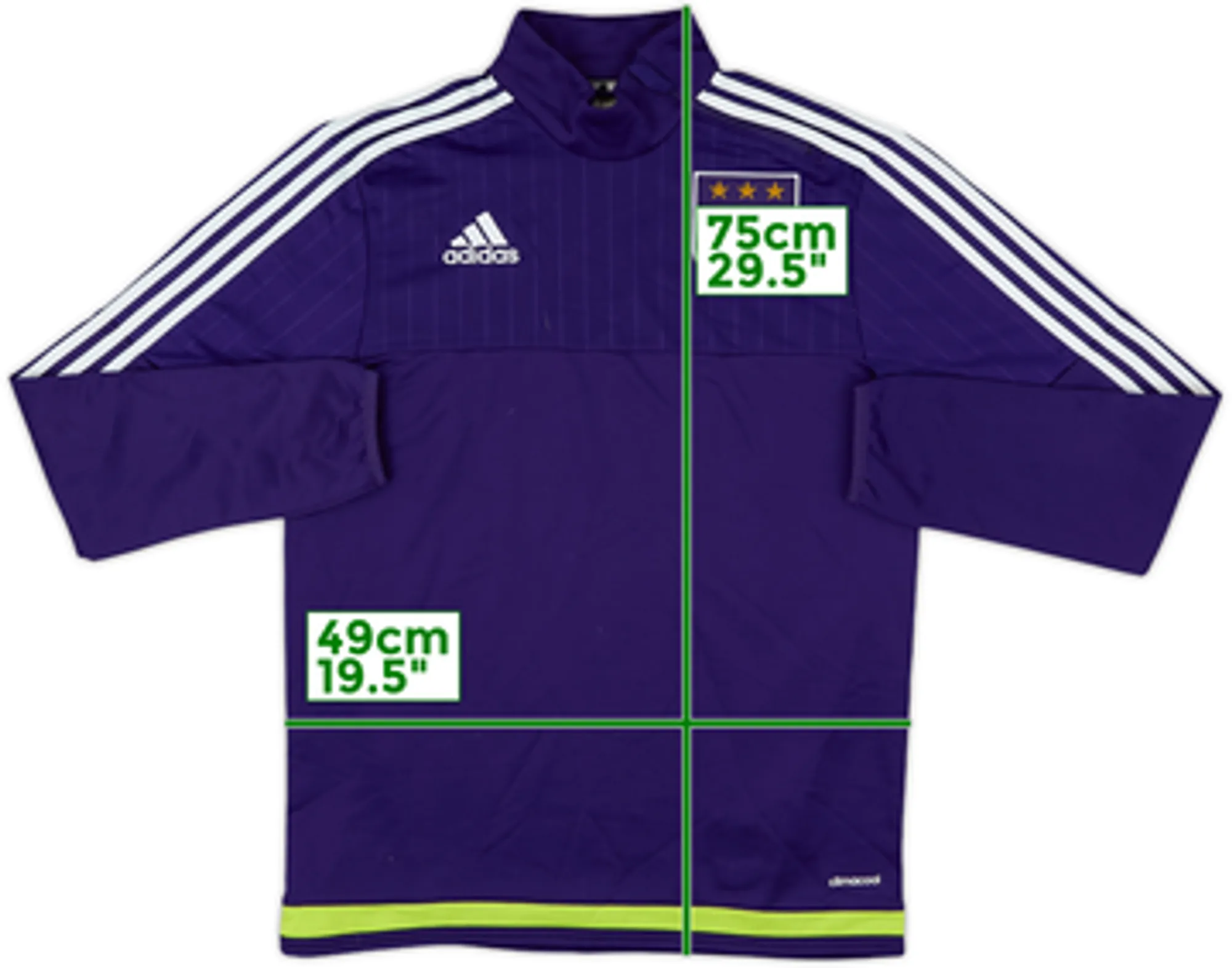 adidas Anderlecht Mens SS Home Shirt 2014/15