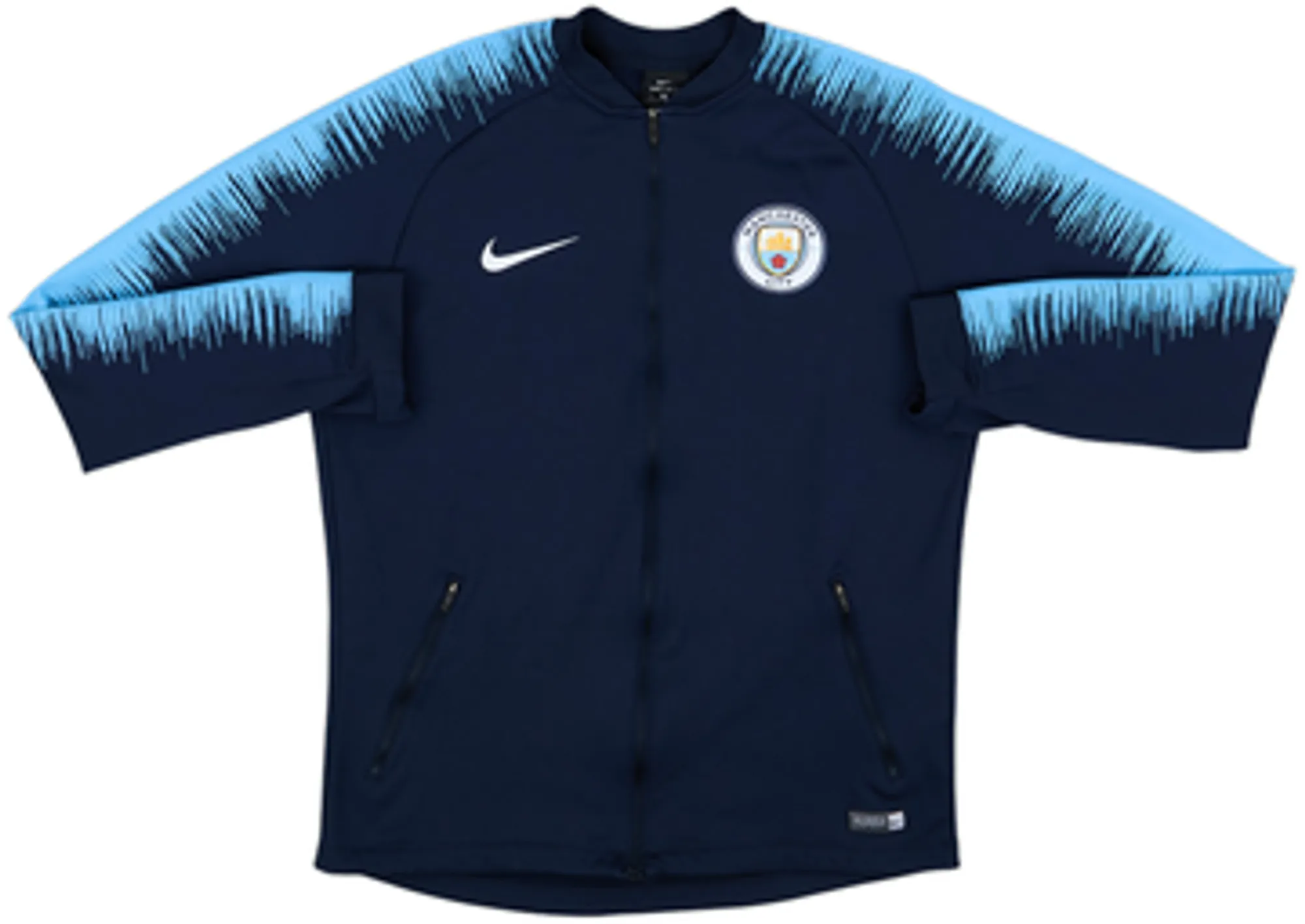2018-19 Manchester City Nike Track Jacket - 8/10 - (M)