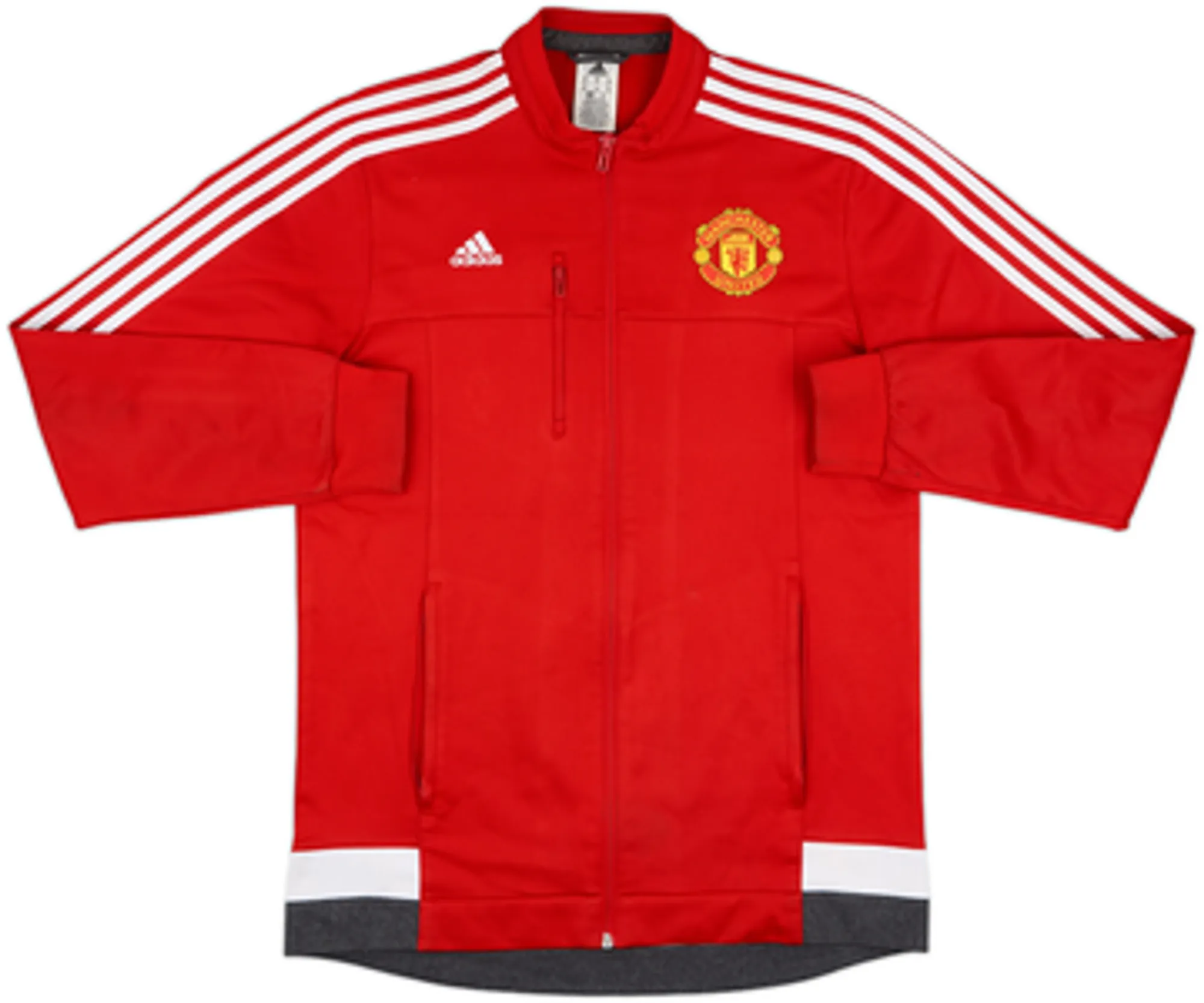 2015-16 Manchester United adidas Track Jacket - 9/10 - (M)