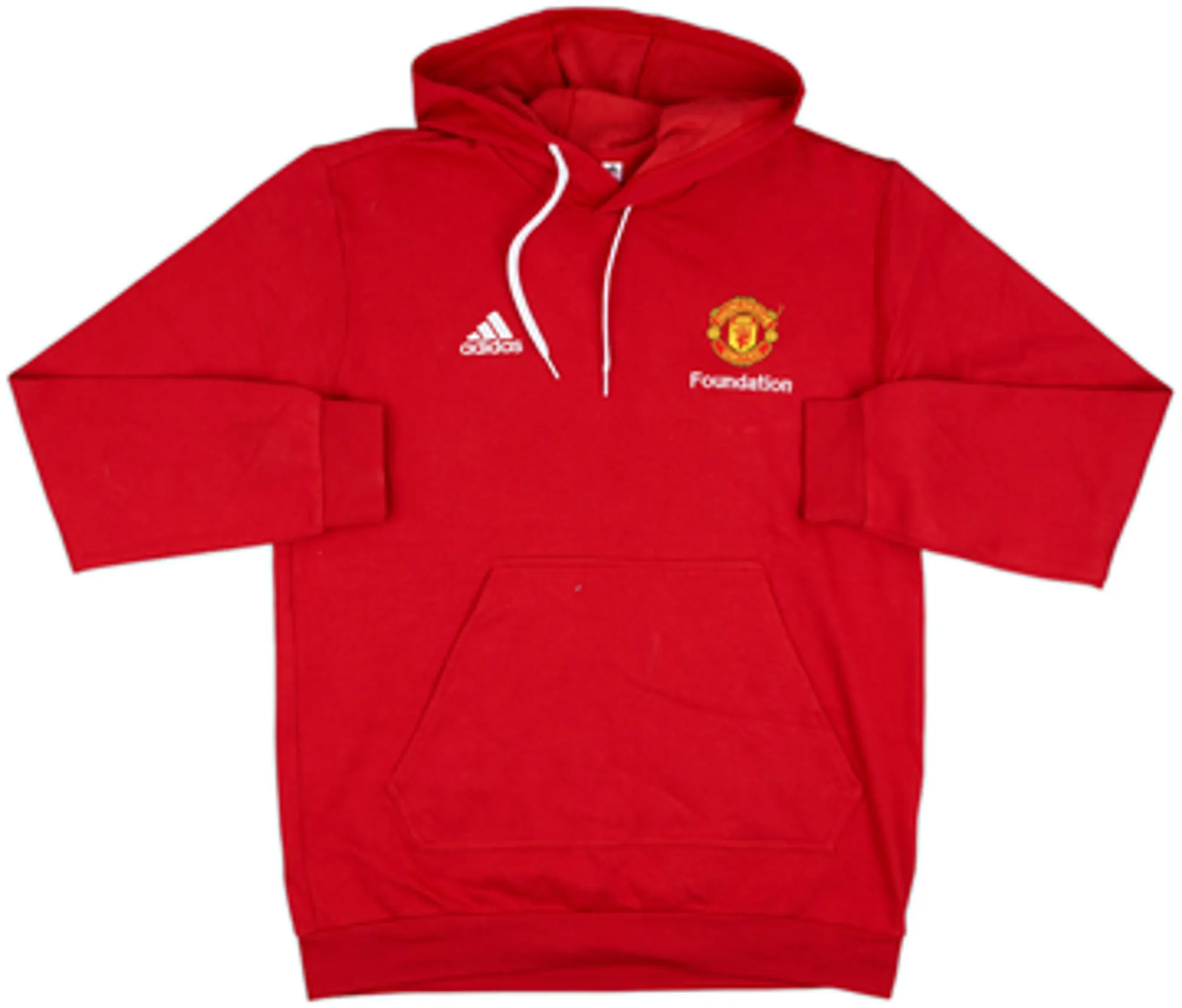 2022-23 Manchester United 'Foundation' adidas Hooded Sweat Top - 10/10 - (L)