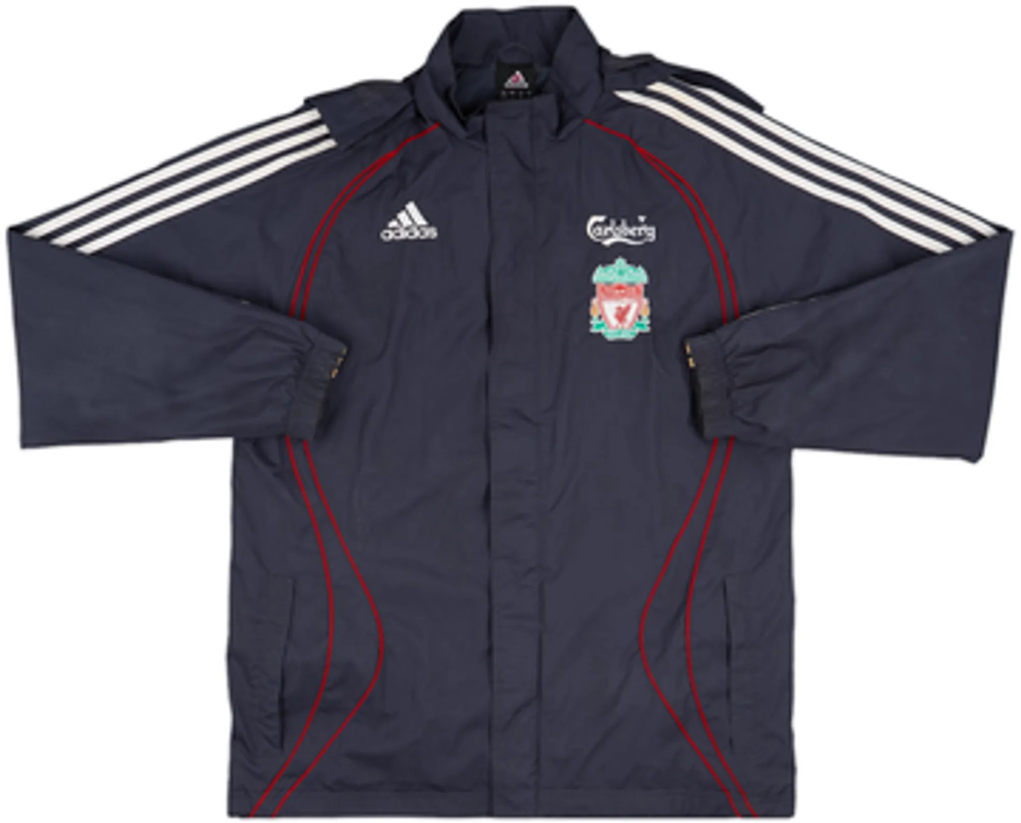 2006-07 Liverpool adidas Rain Coat - 6/10 - (S)