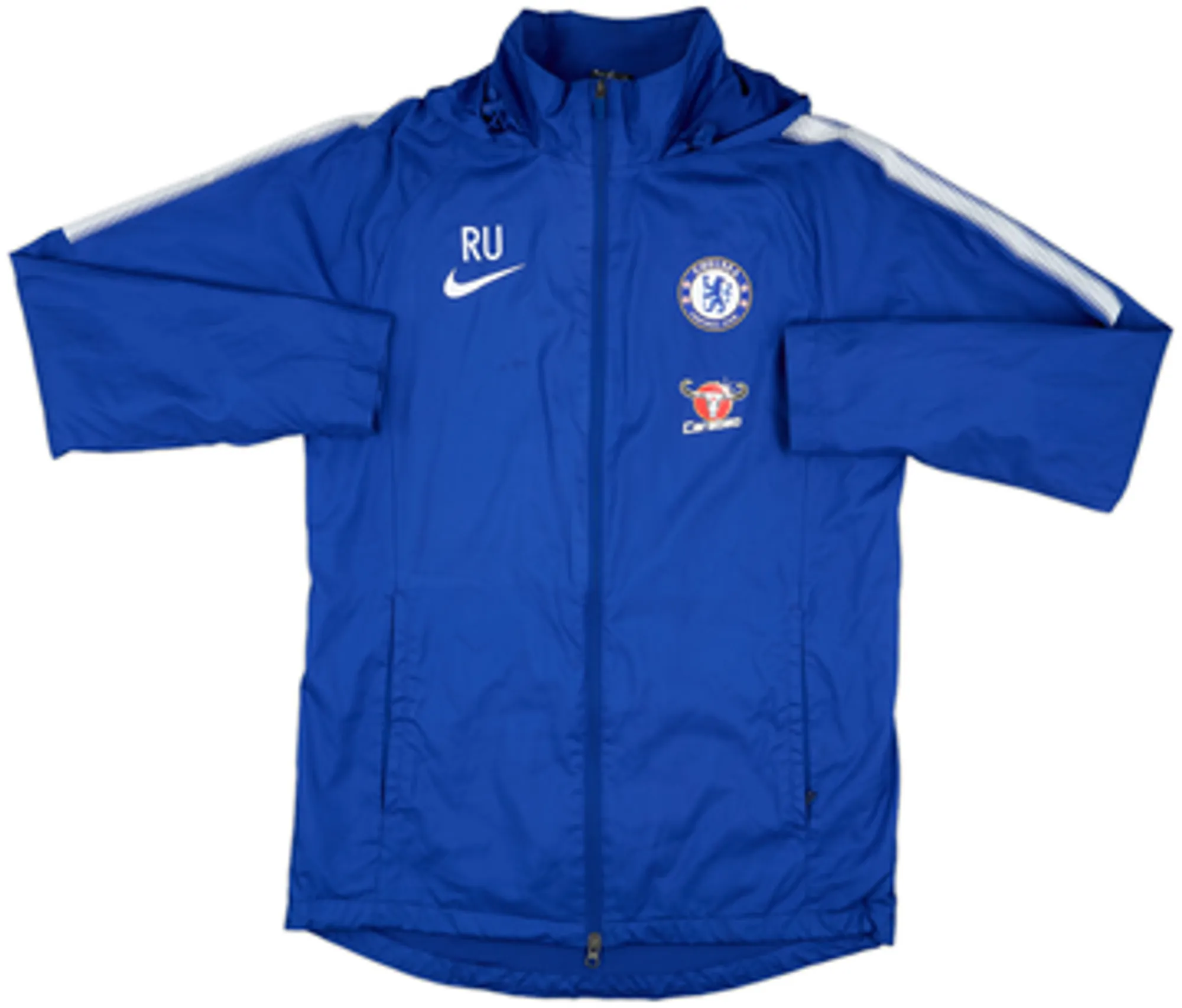 2017-18 Chelsea Staff Issue Nike Hooded Track Jacket RU - 7/10 - (M)