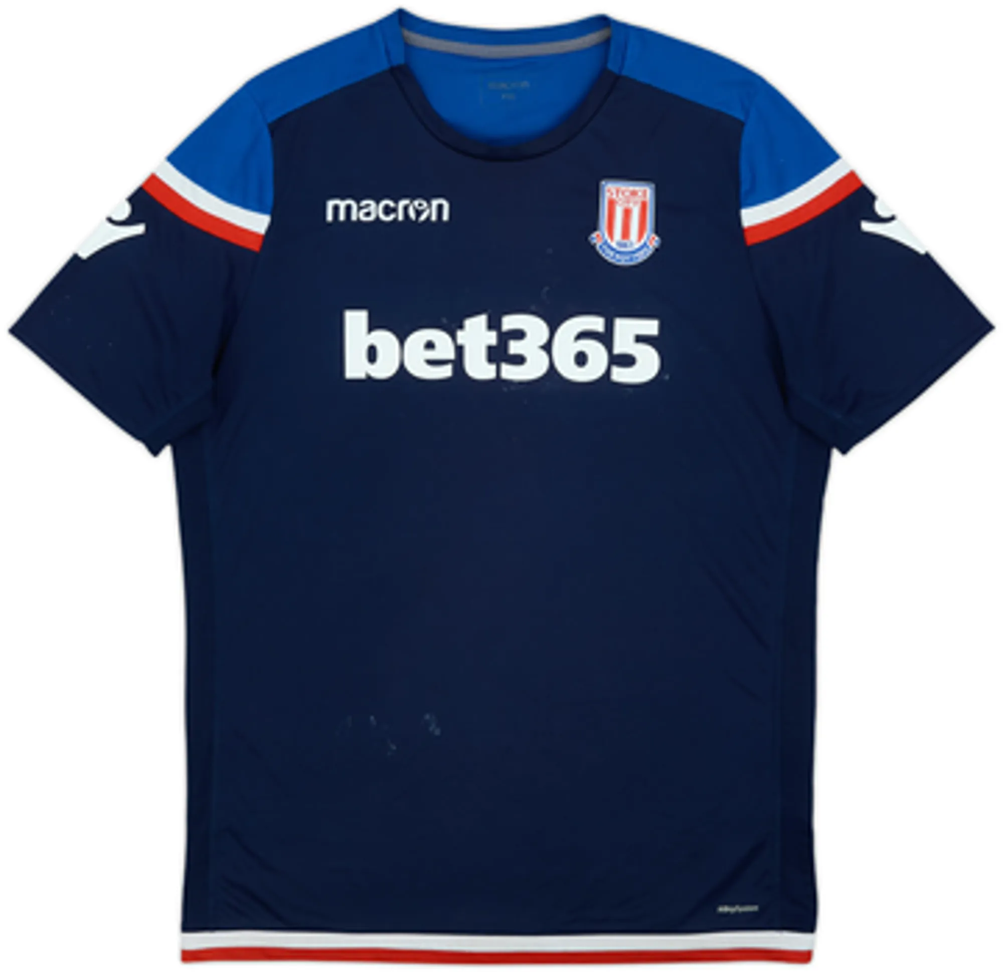 Macron Stoke City Mens SS Home Shirt 2017/18
