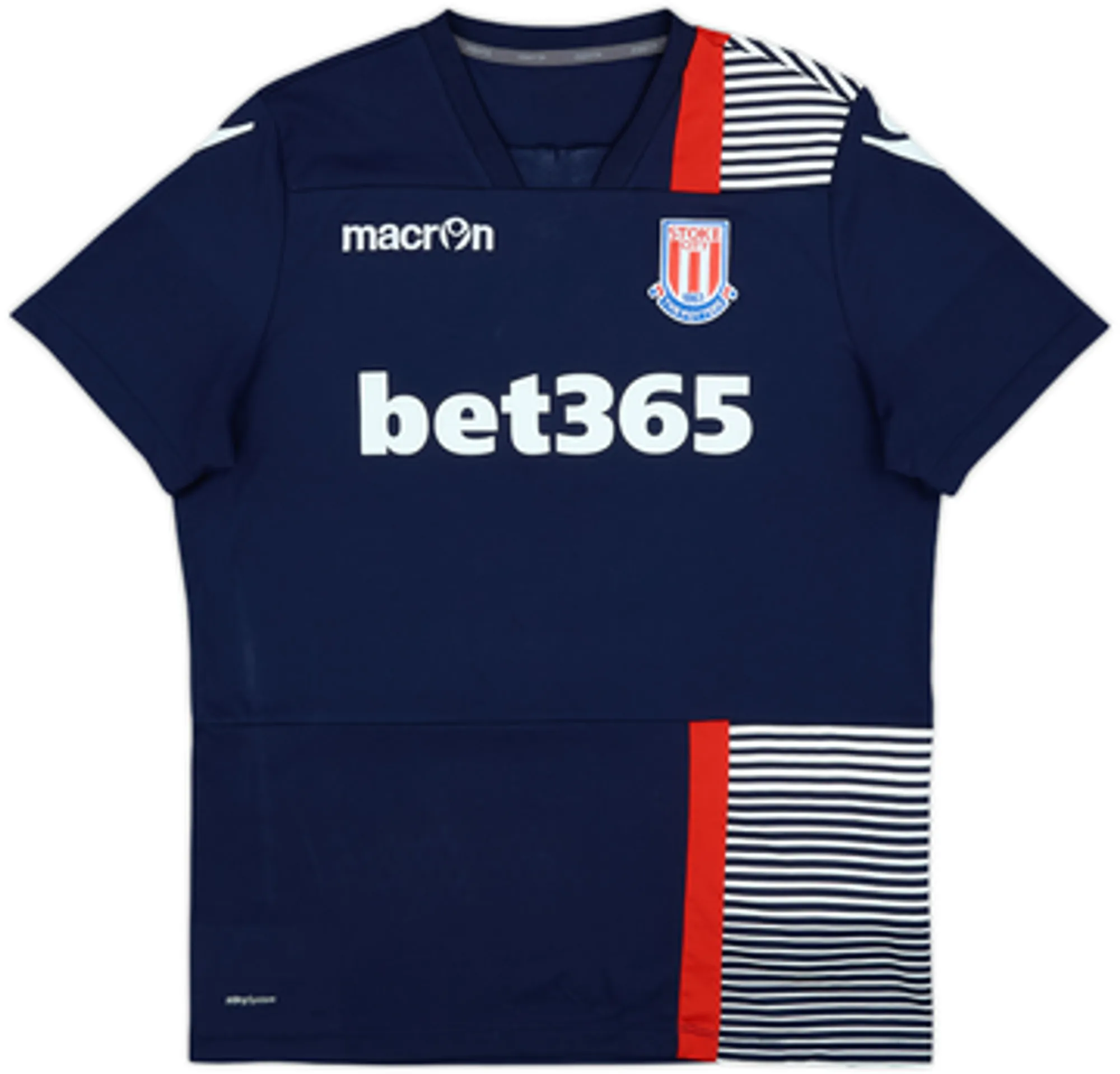Macron Stoke City Mens SS Home Shirt 2017/18