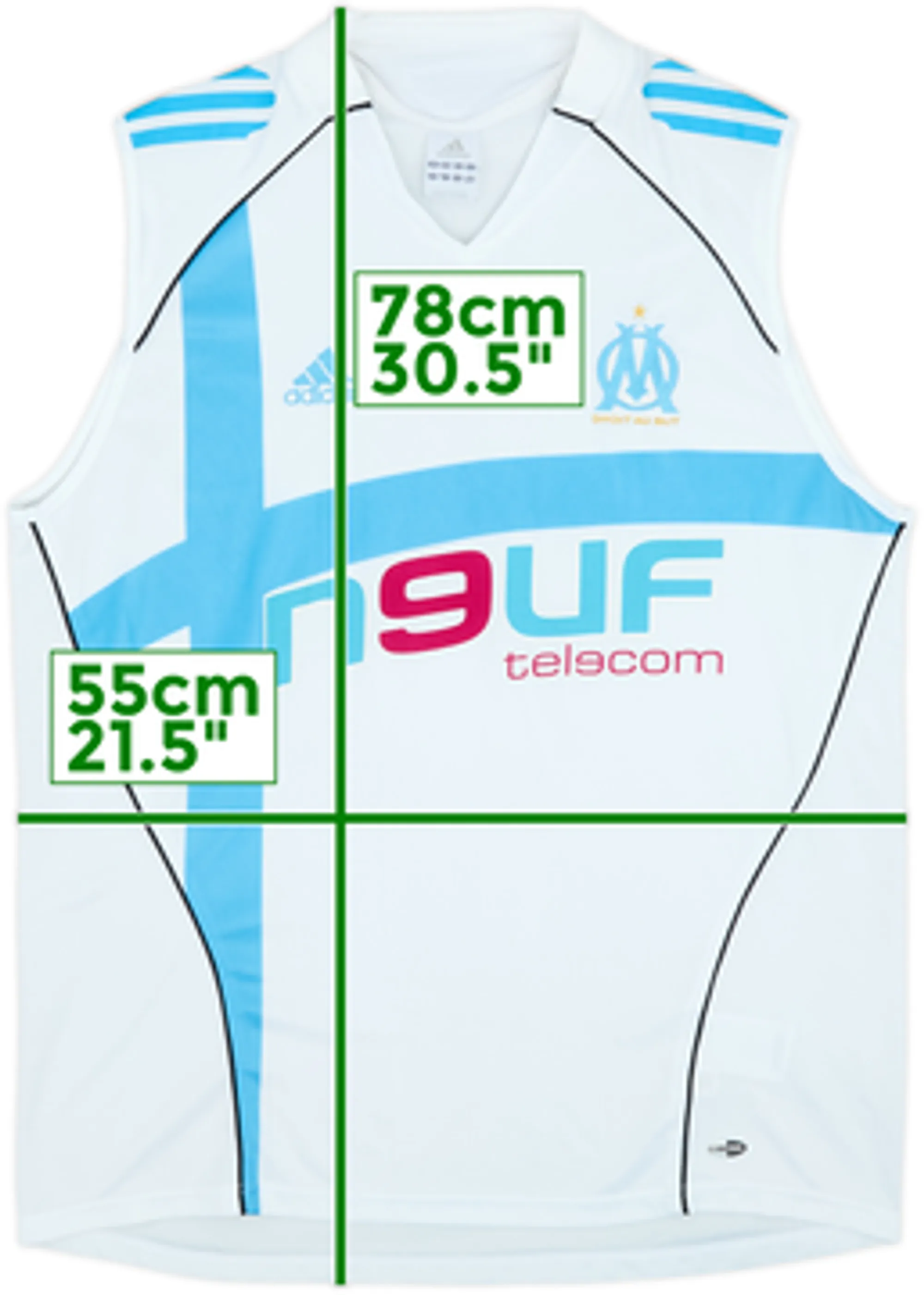 adidas Marseille Mens SS Home Shirt 2005/06