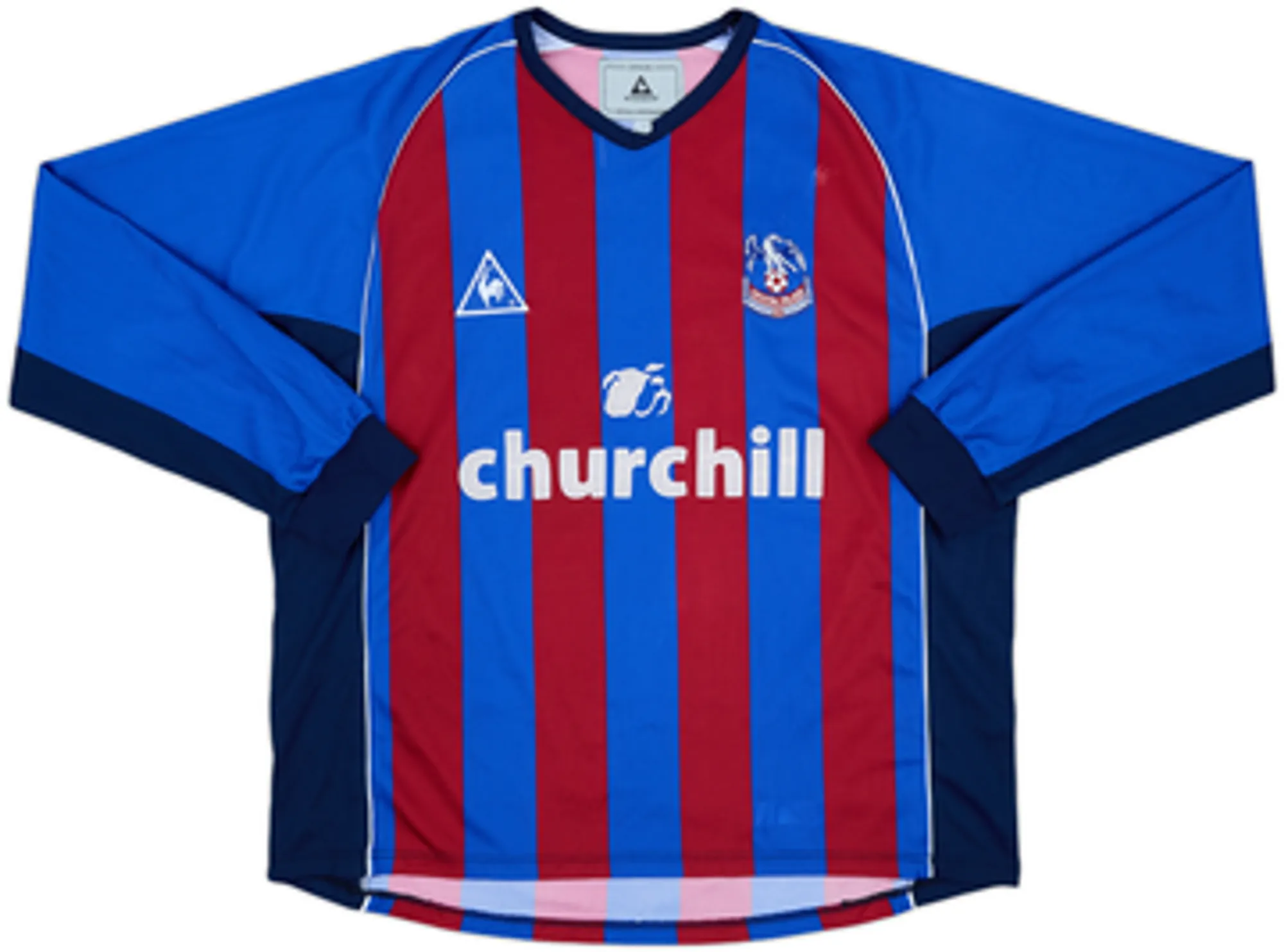 LeCoqSportif Crystal Palace Mens LS Home Shirt 2002/03
