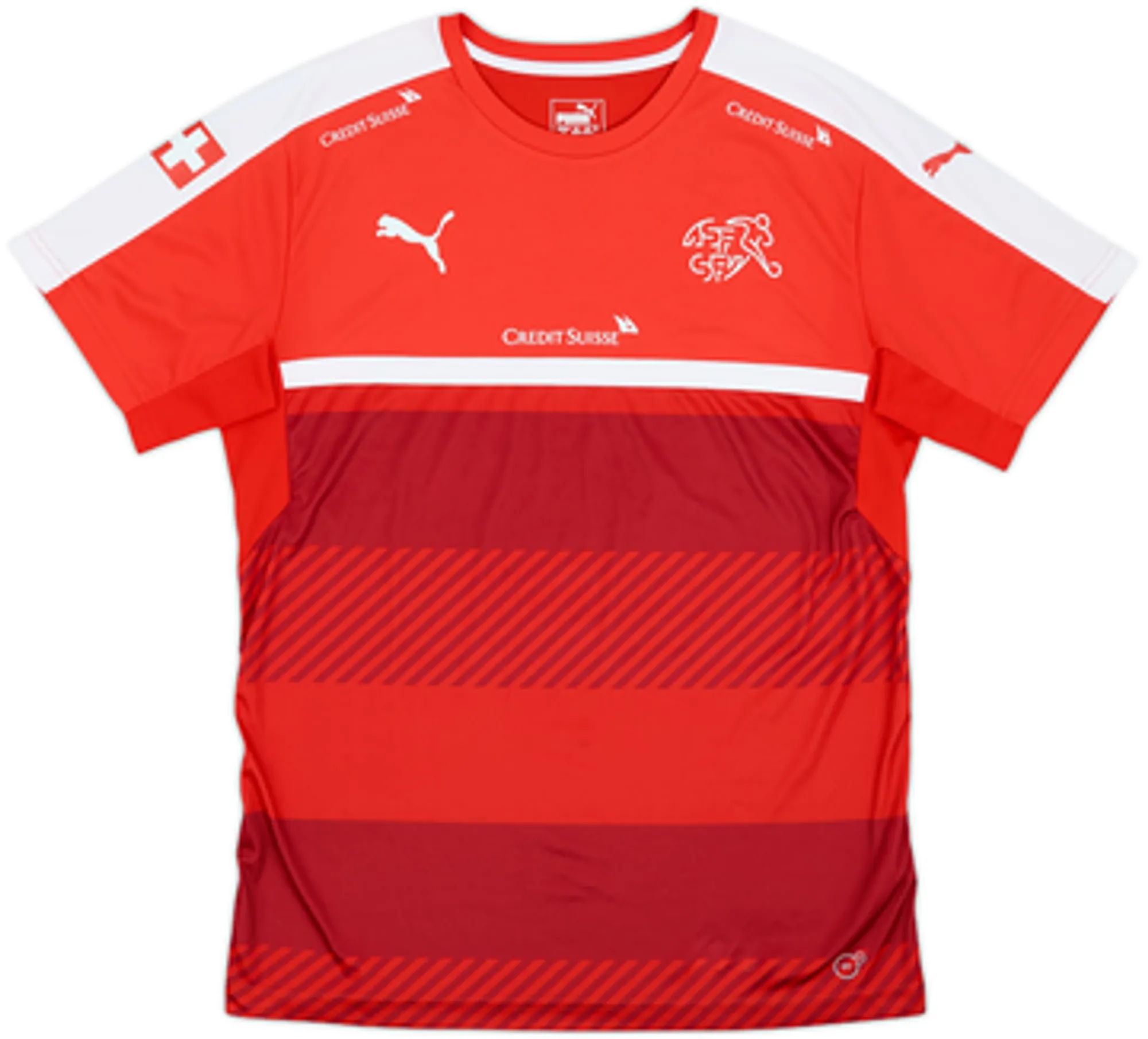 Puma Switzerland Mens SS Home Shirt 2016