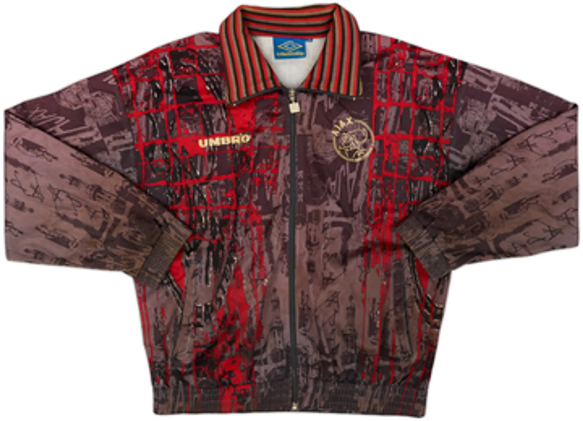 1995-96 Ajax Umbro Track Jacket - 5/10 - (XL.Boys)