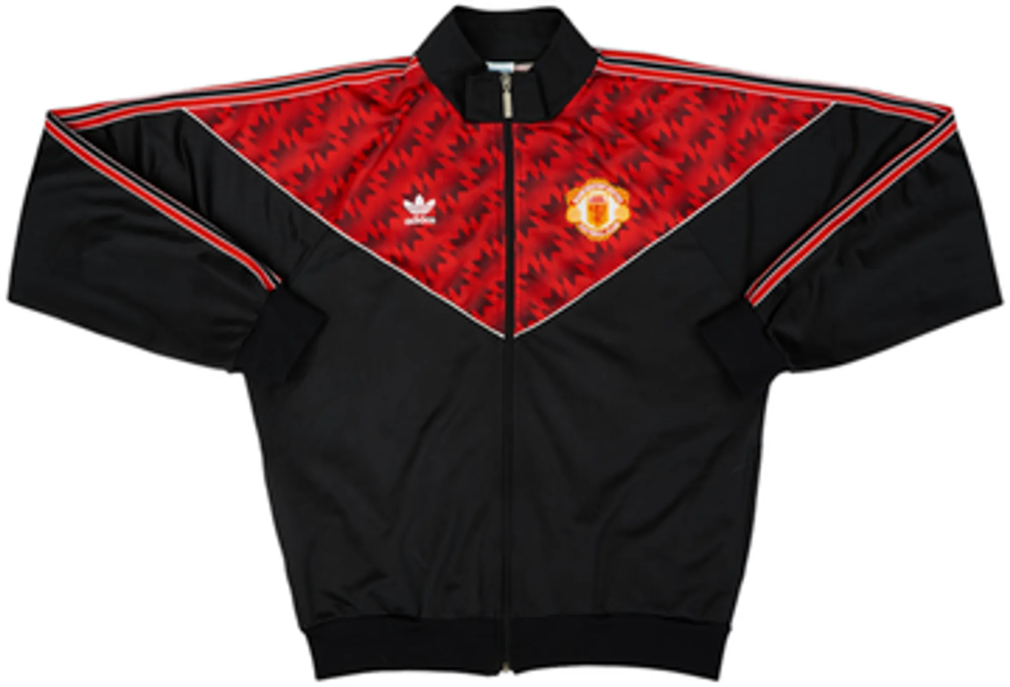 1990-92 Manchester United adidas Track Jacket - 8/10 - (L)