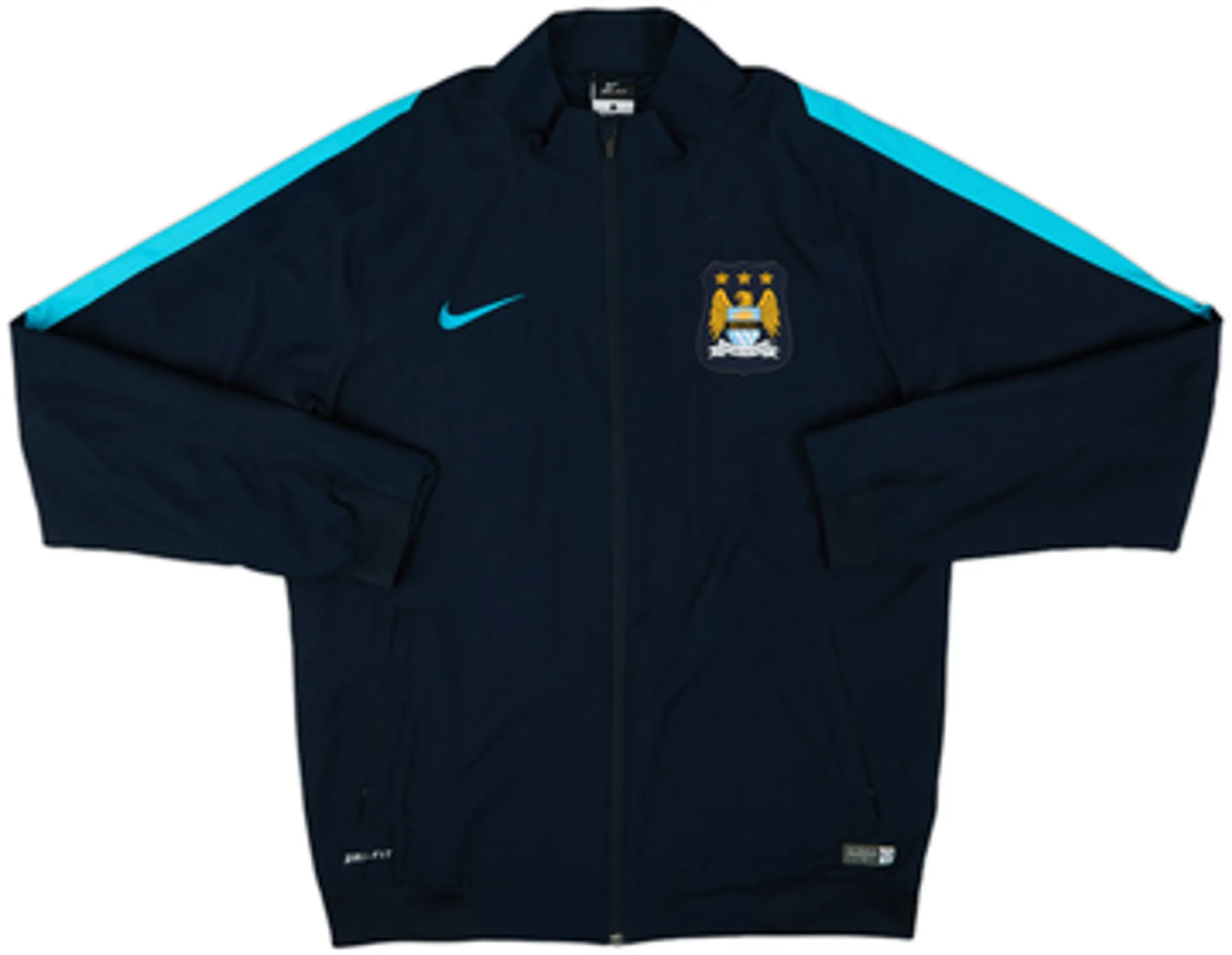 2015-16 Manchester City Nike Track Jacket - 8/10 - (L)