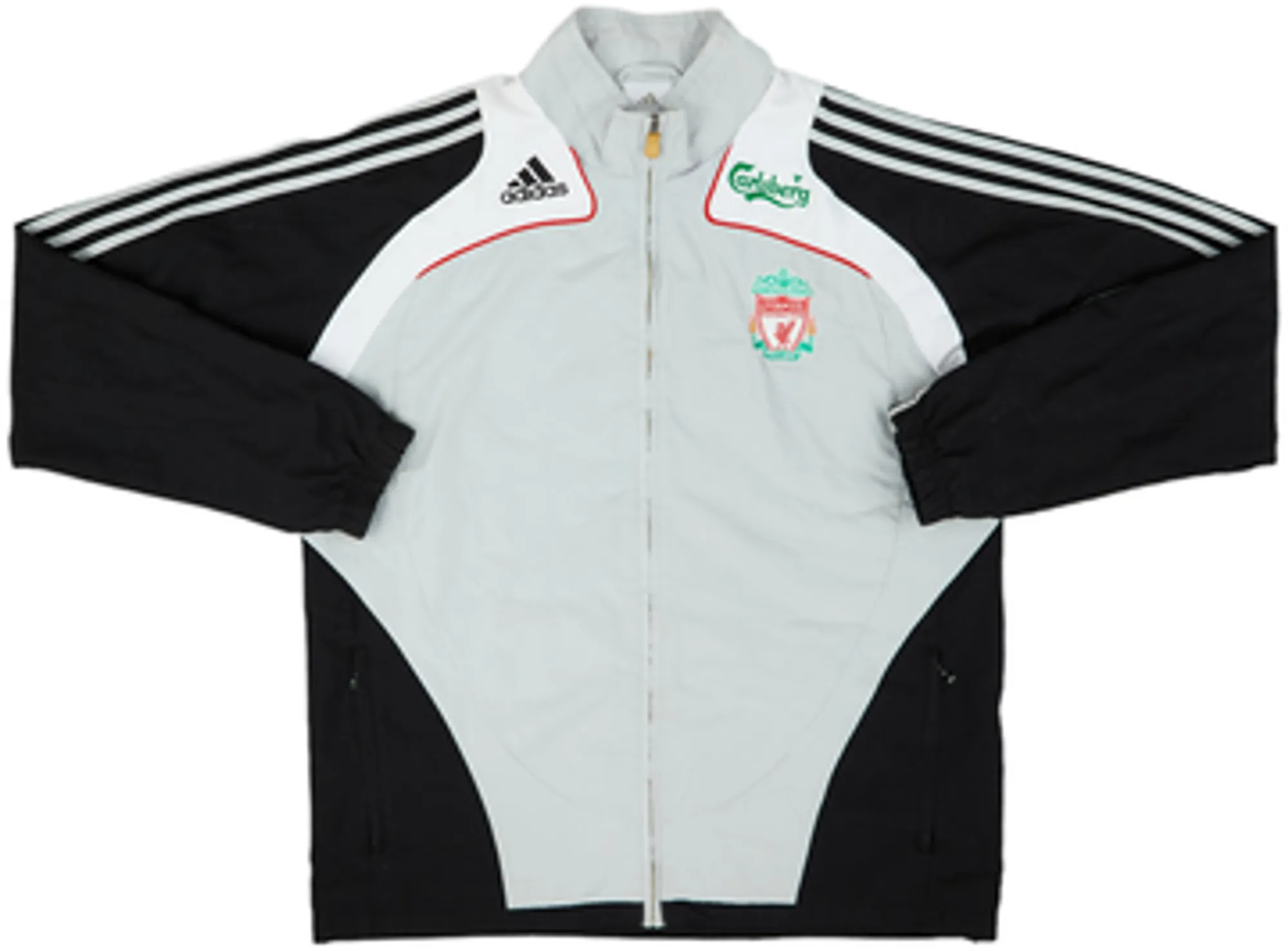 2008-09 Liverpool adidas Track Jacket - 8/10 - (L)